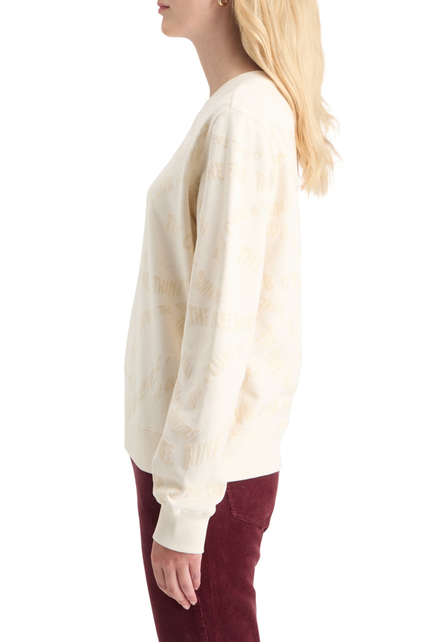 FLOCK AOP REGULAR FIT SWEATSHIRT SOFT ICE 6