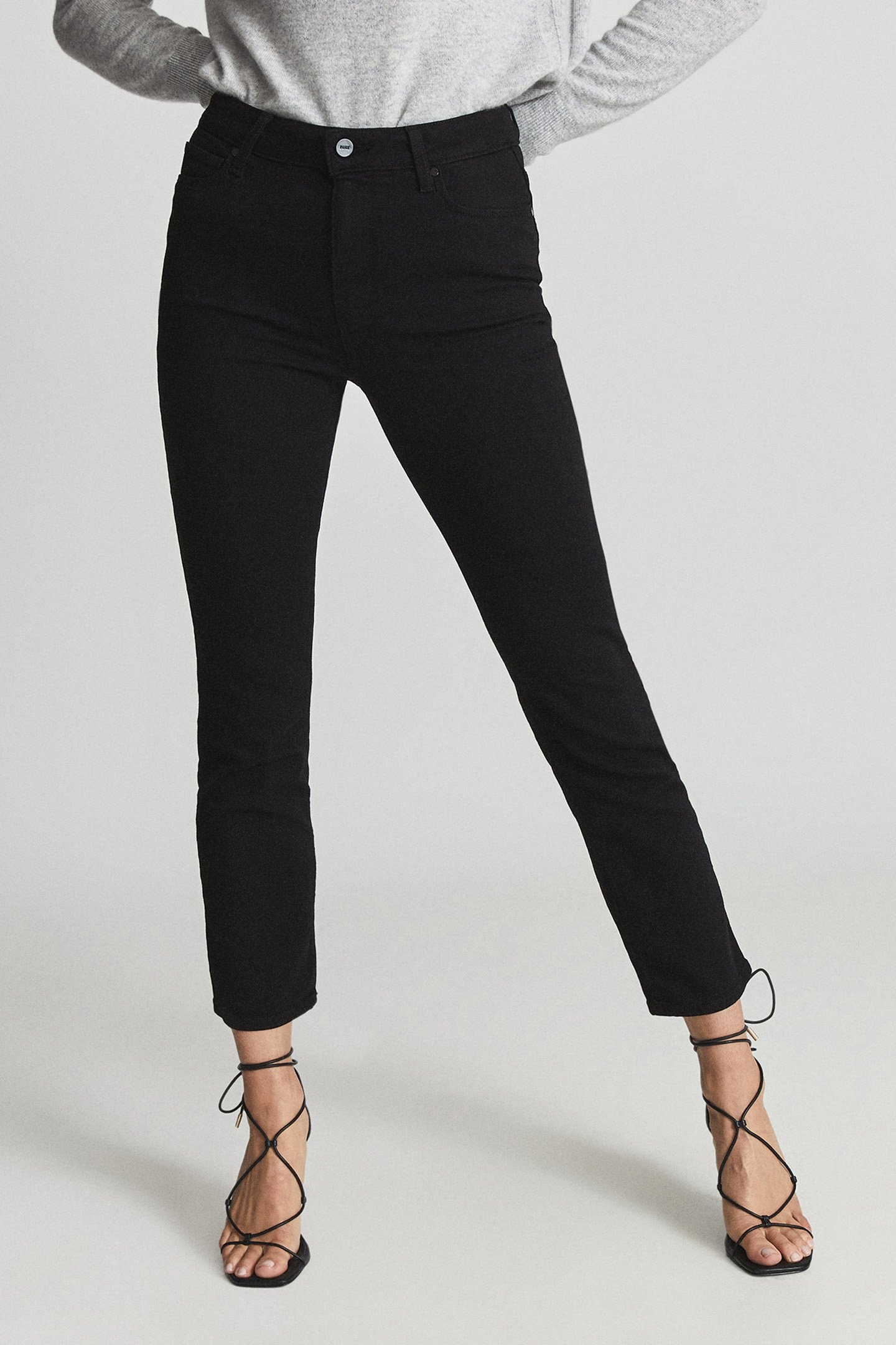 CINDY-HIGH RISE SLIM BLACK 1