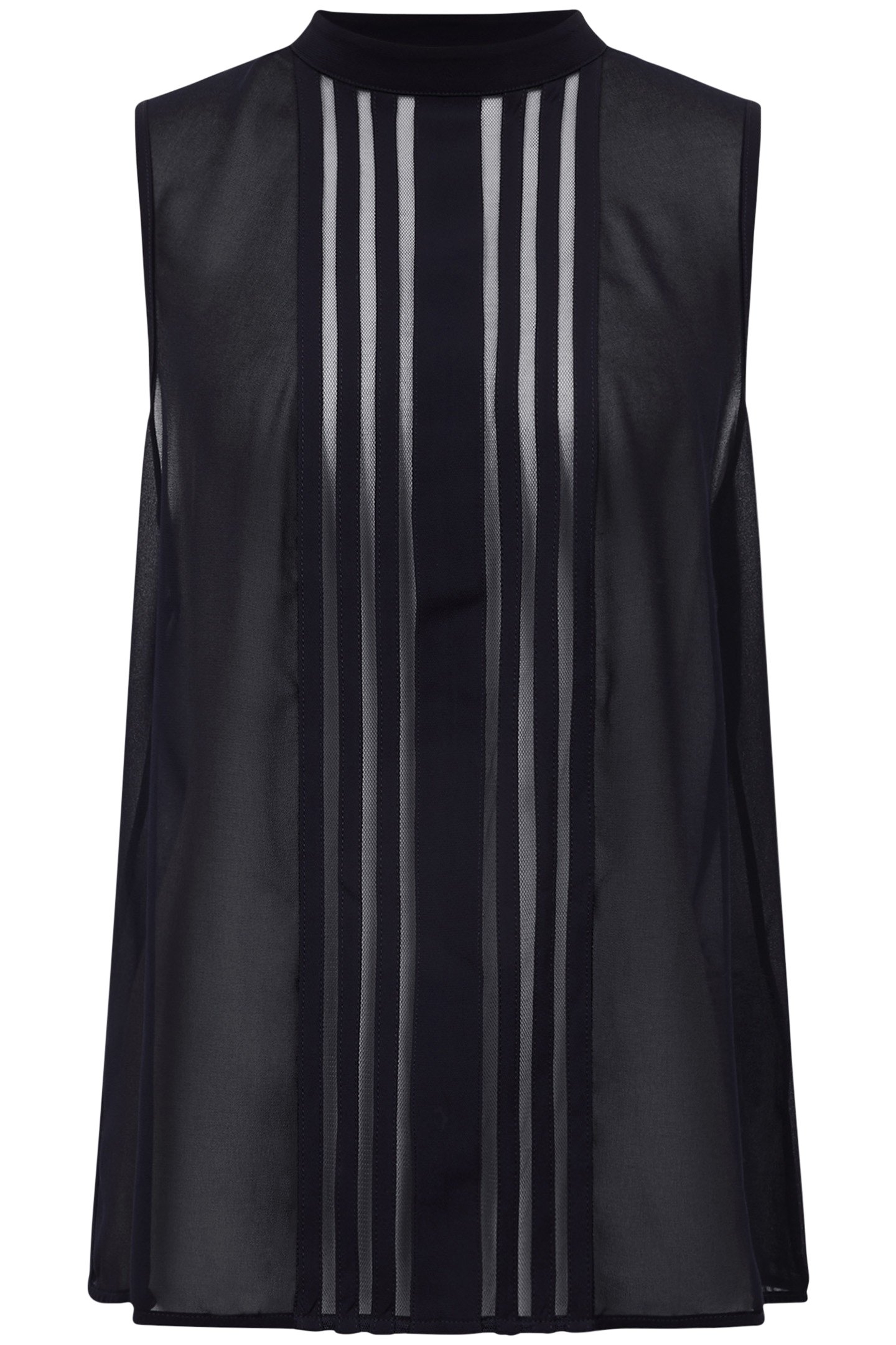 EMERY-SHEER STRIPE PANEL NAVY 4