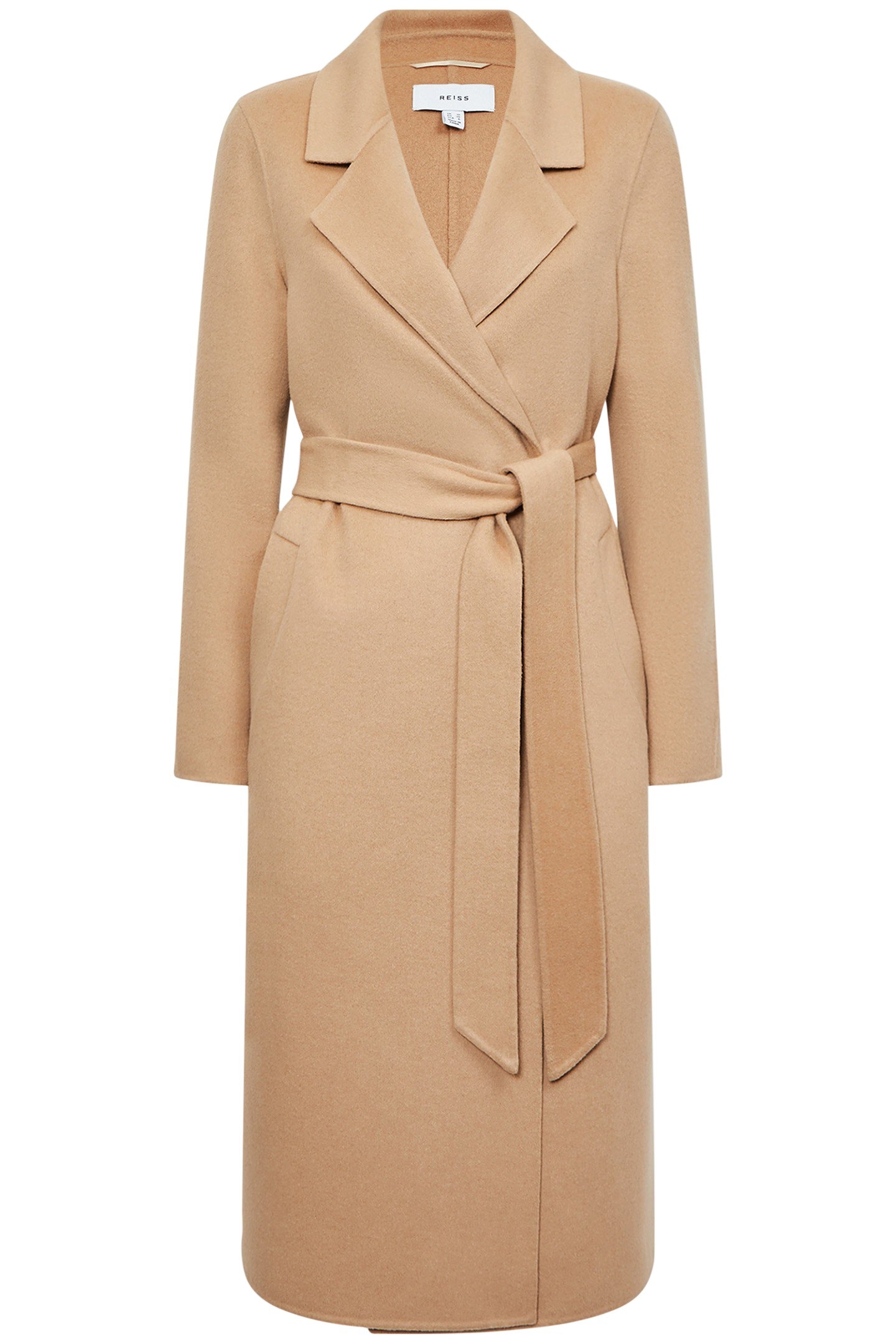 BROOKS-BLINDSEAM BELTED C CAMEL 3