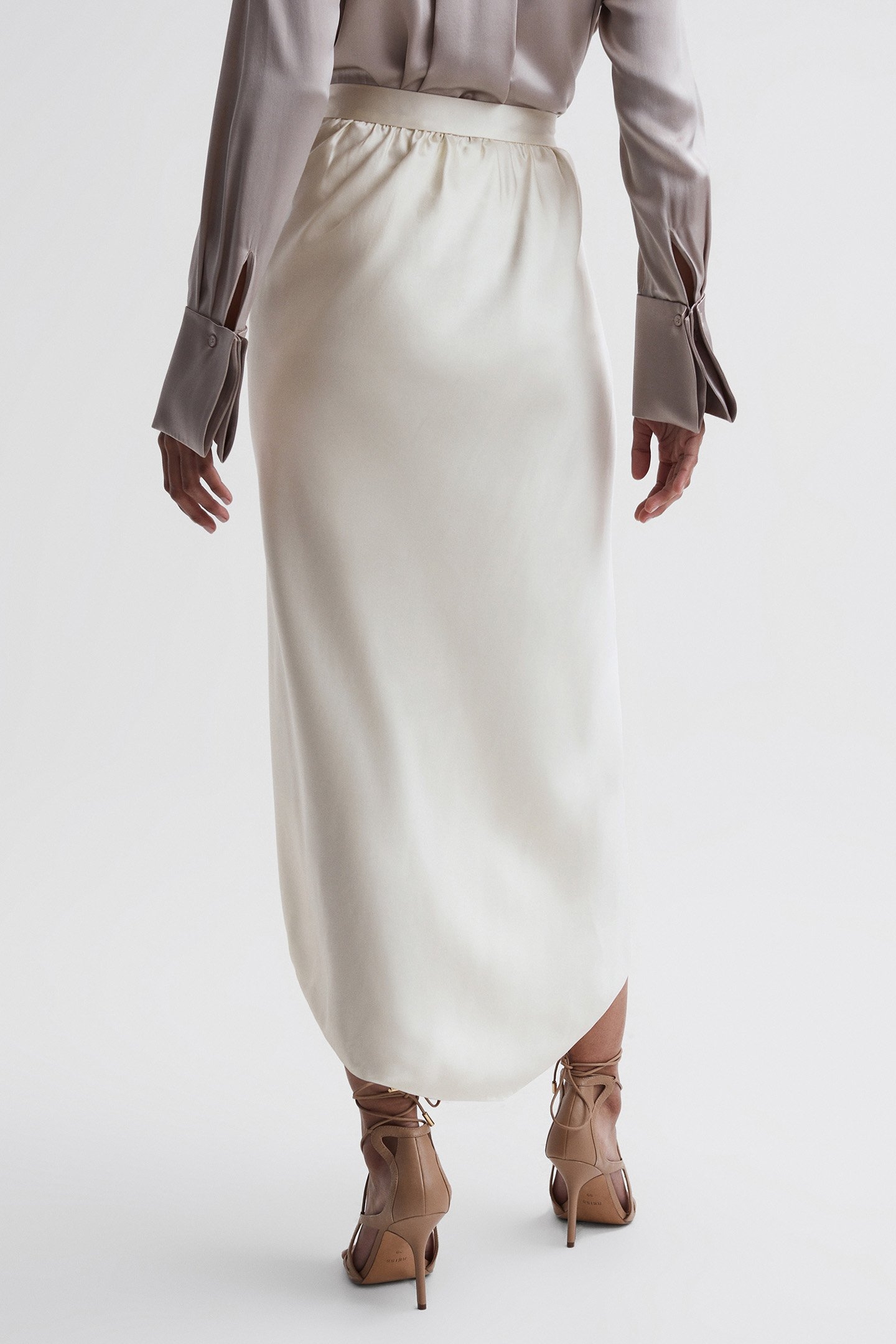 TYRA-SLIP SKIRT IVORY 2