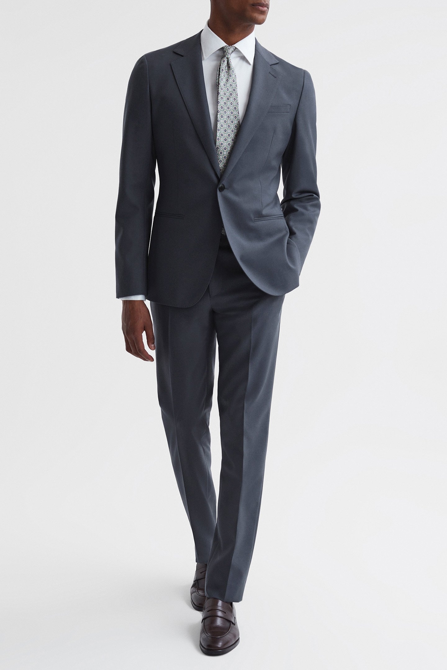 NORDS SB 1B NOTCH WOOL BLAZER AIRFORCE BLUE 3