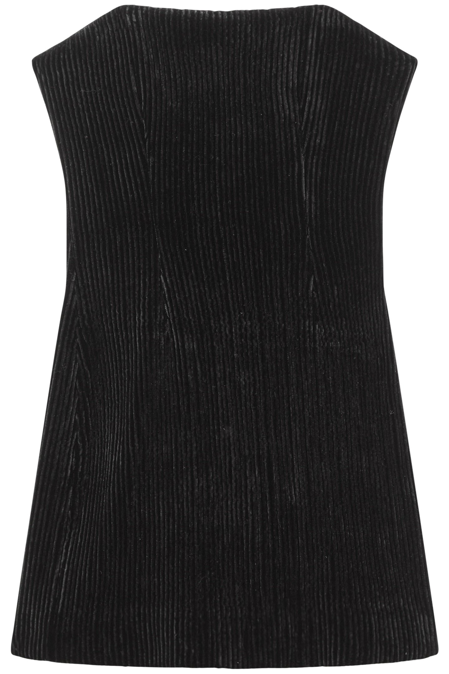 VELVET TUBE DRESS BLACK 3