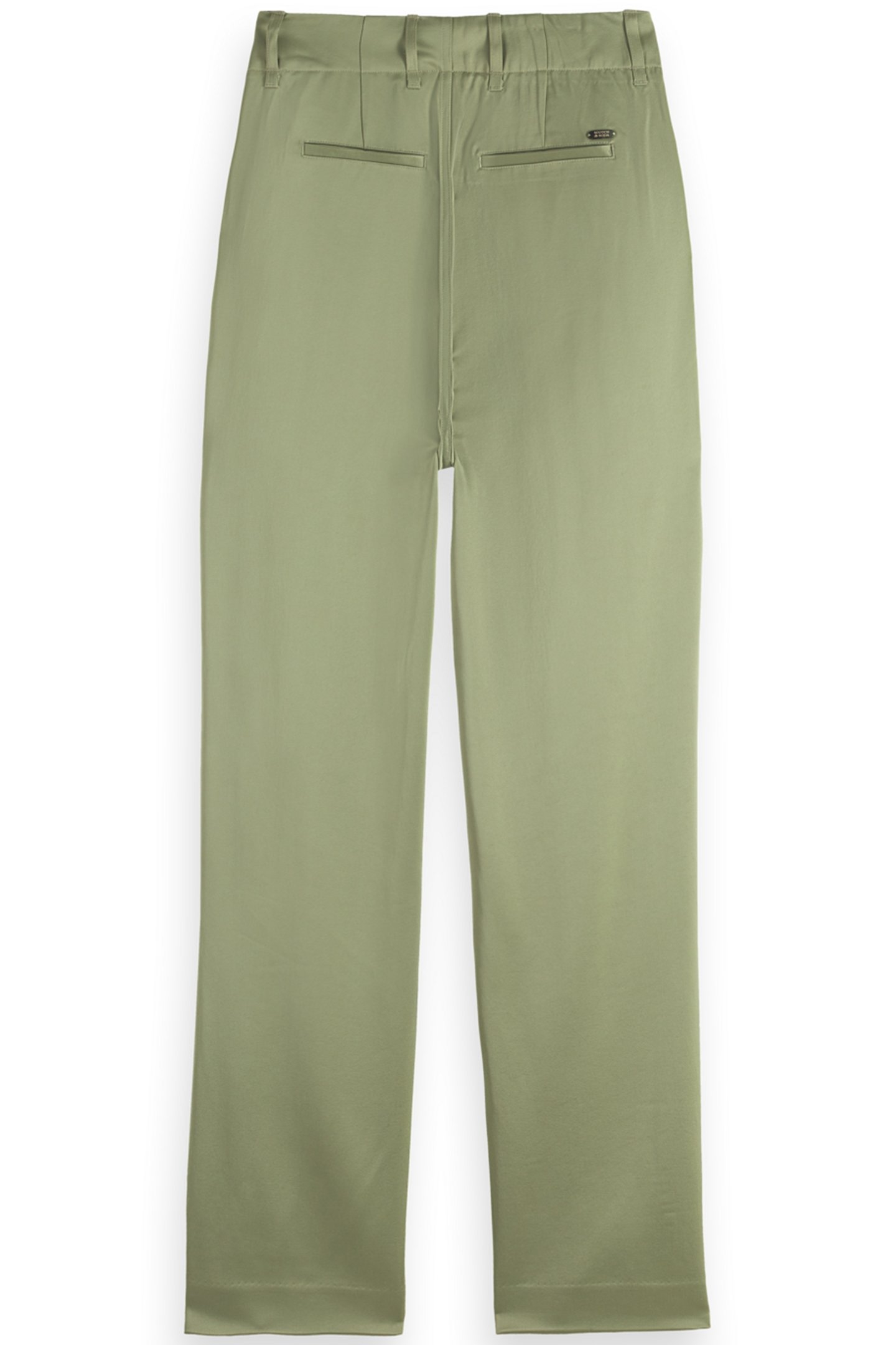 FAYE SATIN HIGH RISE RELAXED TAPERED LEG WASHED SAGE 5