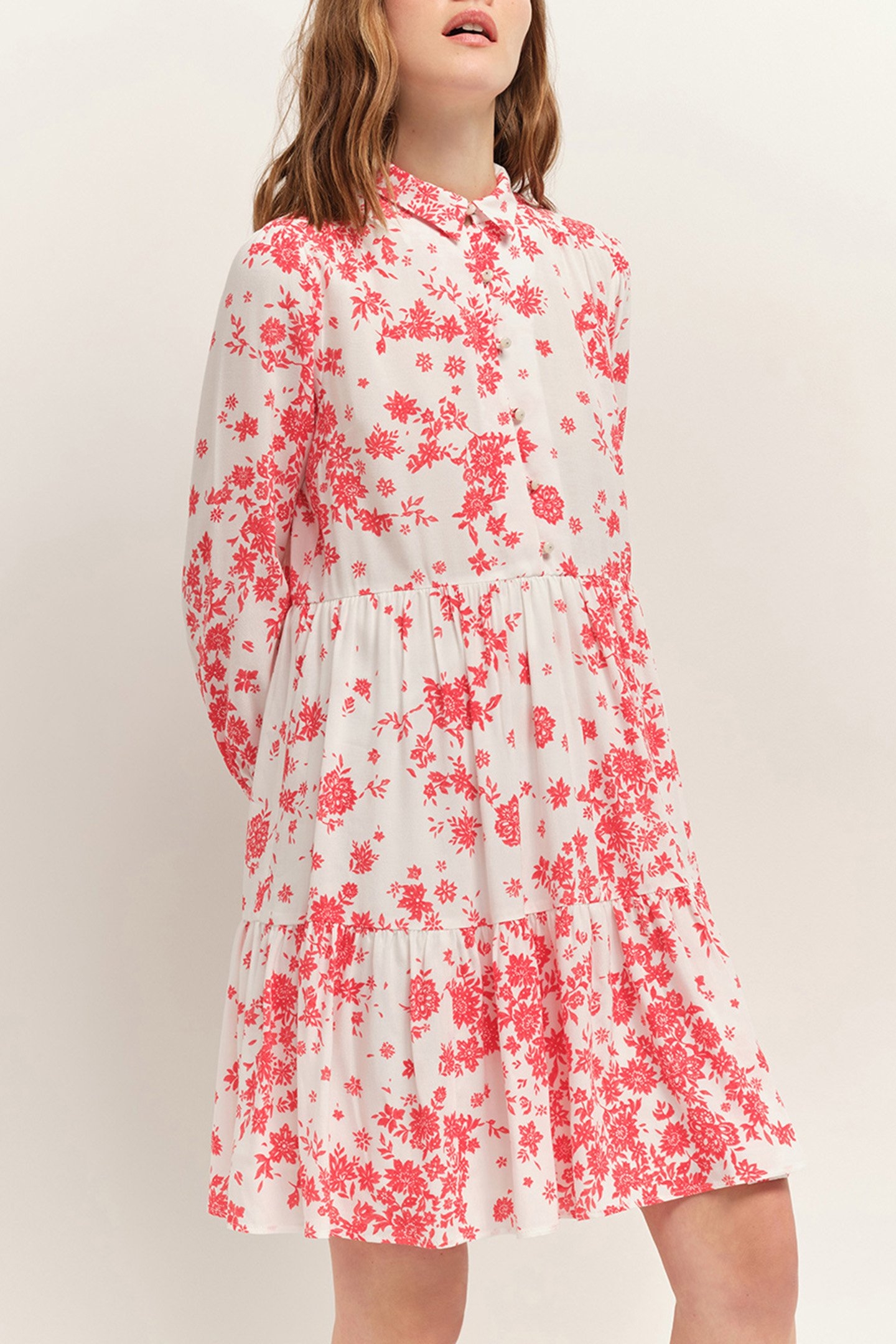 RICHTIE - LENZING™ ECOVERO™ HIBISCUS DRESS WITH BOHEMIAN EAR 4