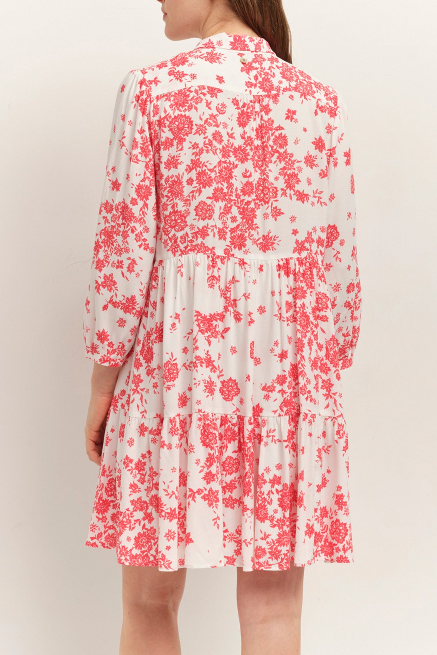 RICHTIE - LENZING™ ECOVERO™ HIBISCUS DRESS WITH BOHEMIAN EAR 2