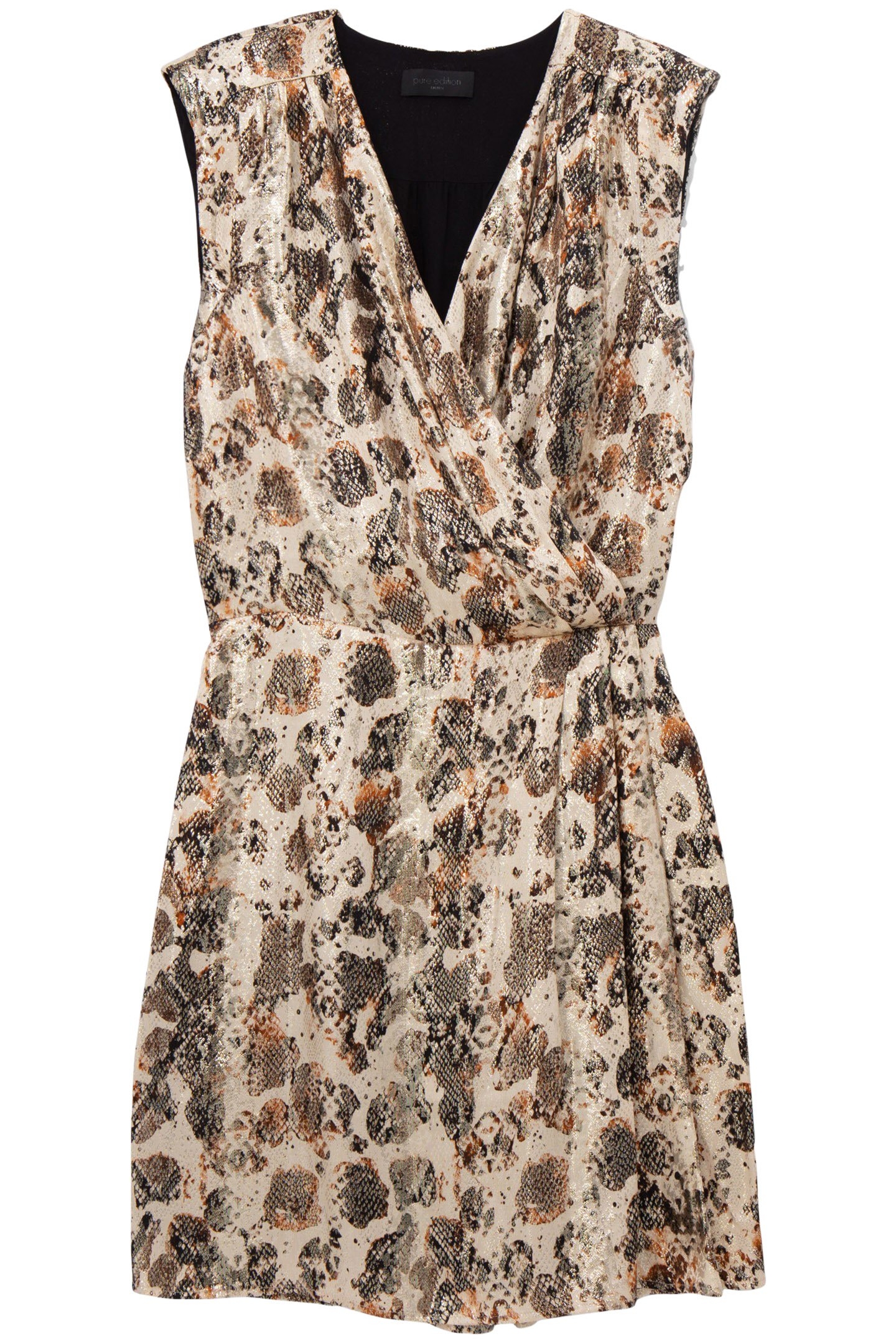 PURE EDITION – GOLD PYTHON PRINT DRESS 5