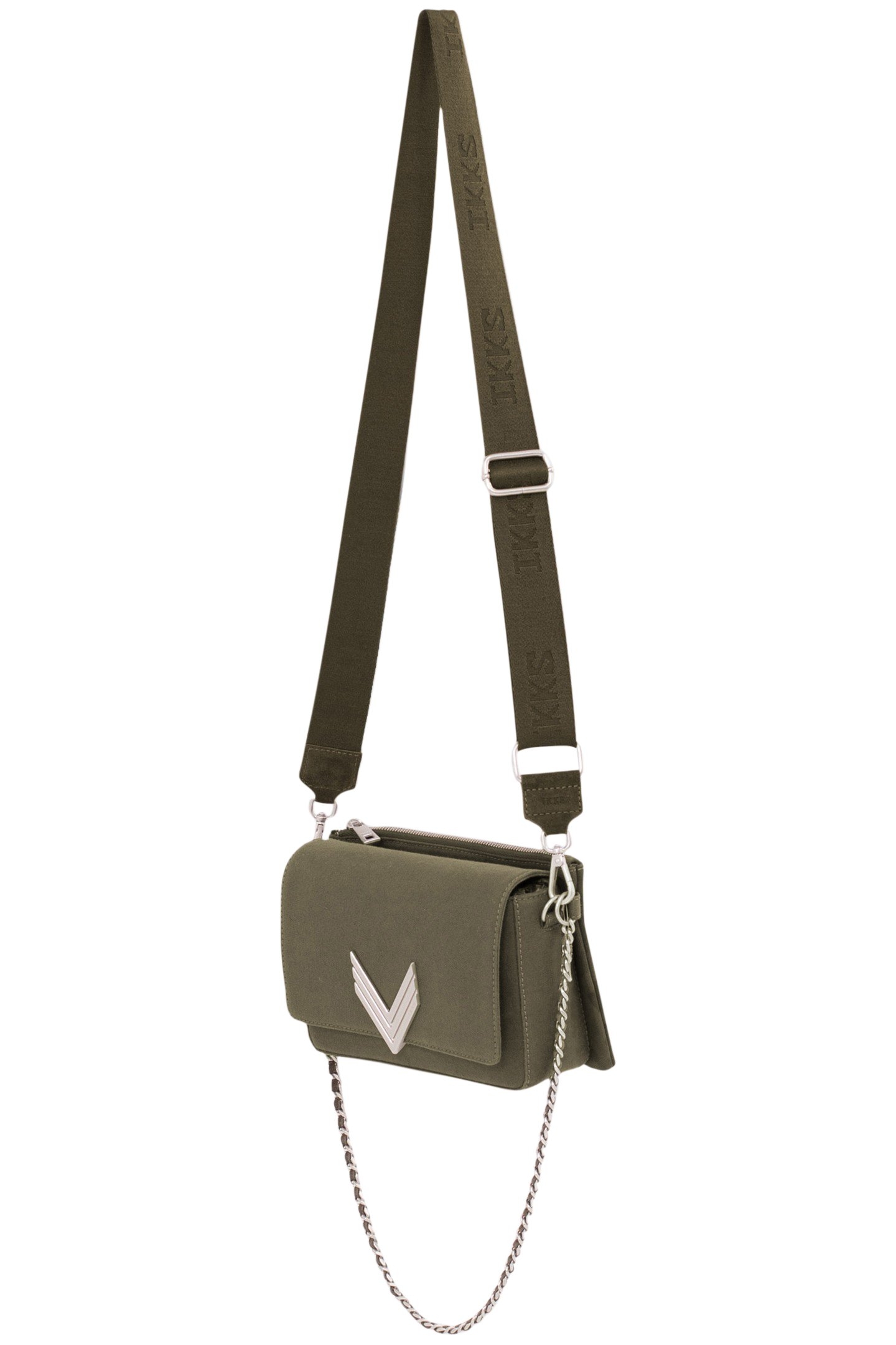 111 LENA BAG IN KHAKI COTTON CANVAS AND CAMOUFLAGE 4