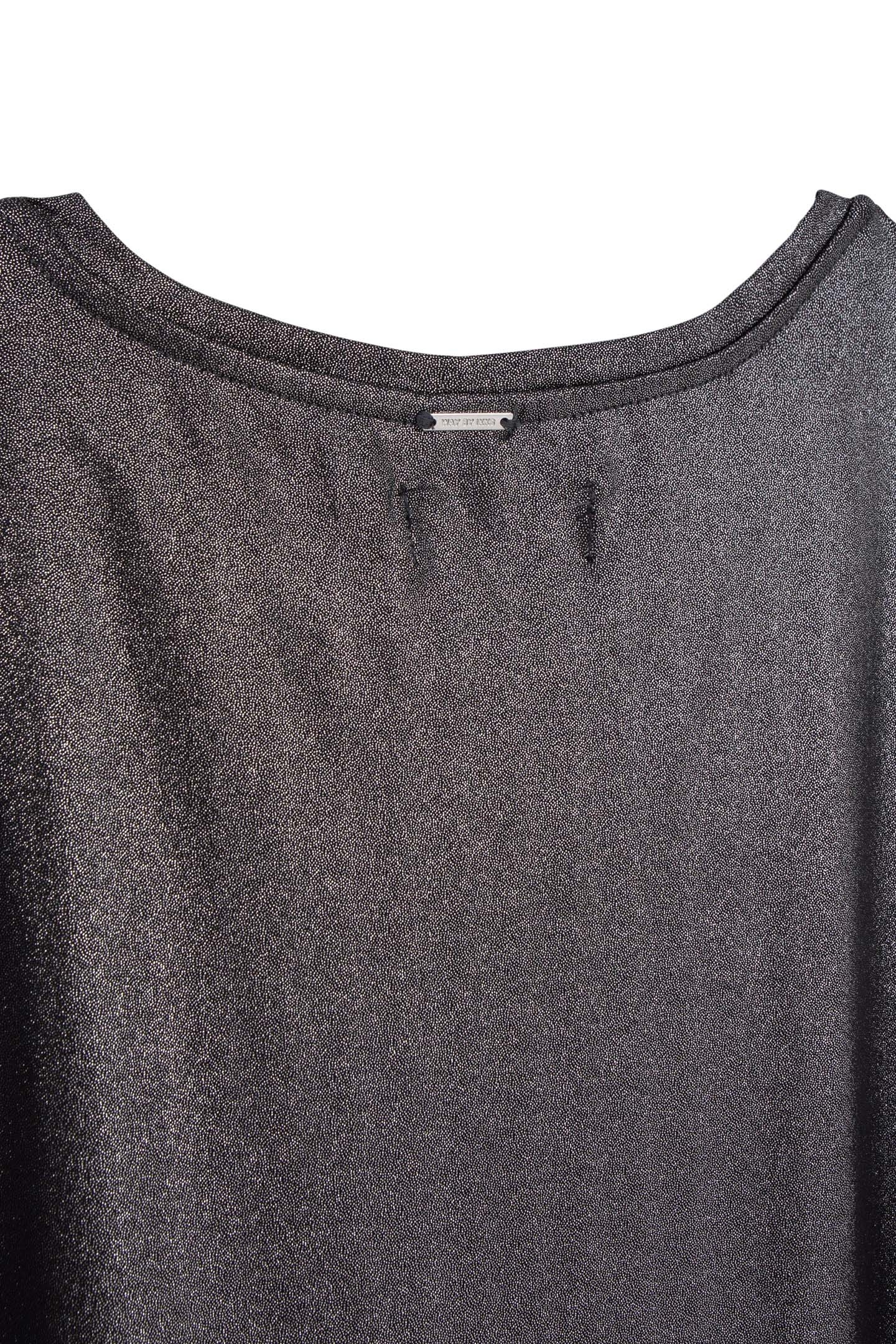 GIRLS’ SILVER LAMÉ KNIT BELTED DRESS 4