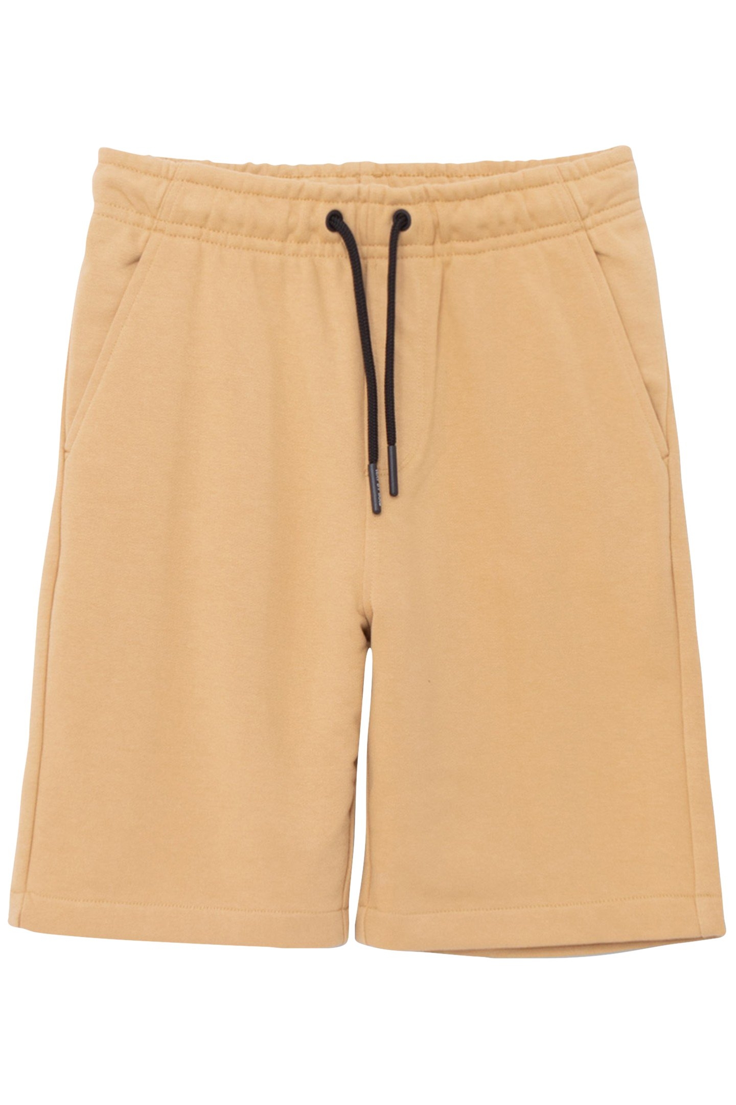 BOYS’ BEIGE SWEATSHIRT FABRIC BERMUDA SHORTS 1