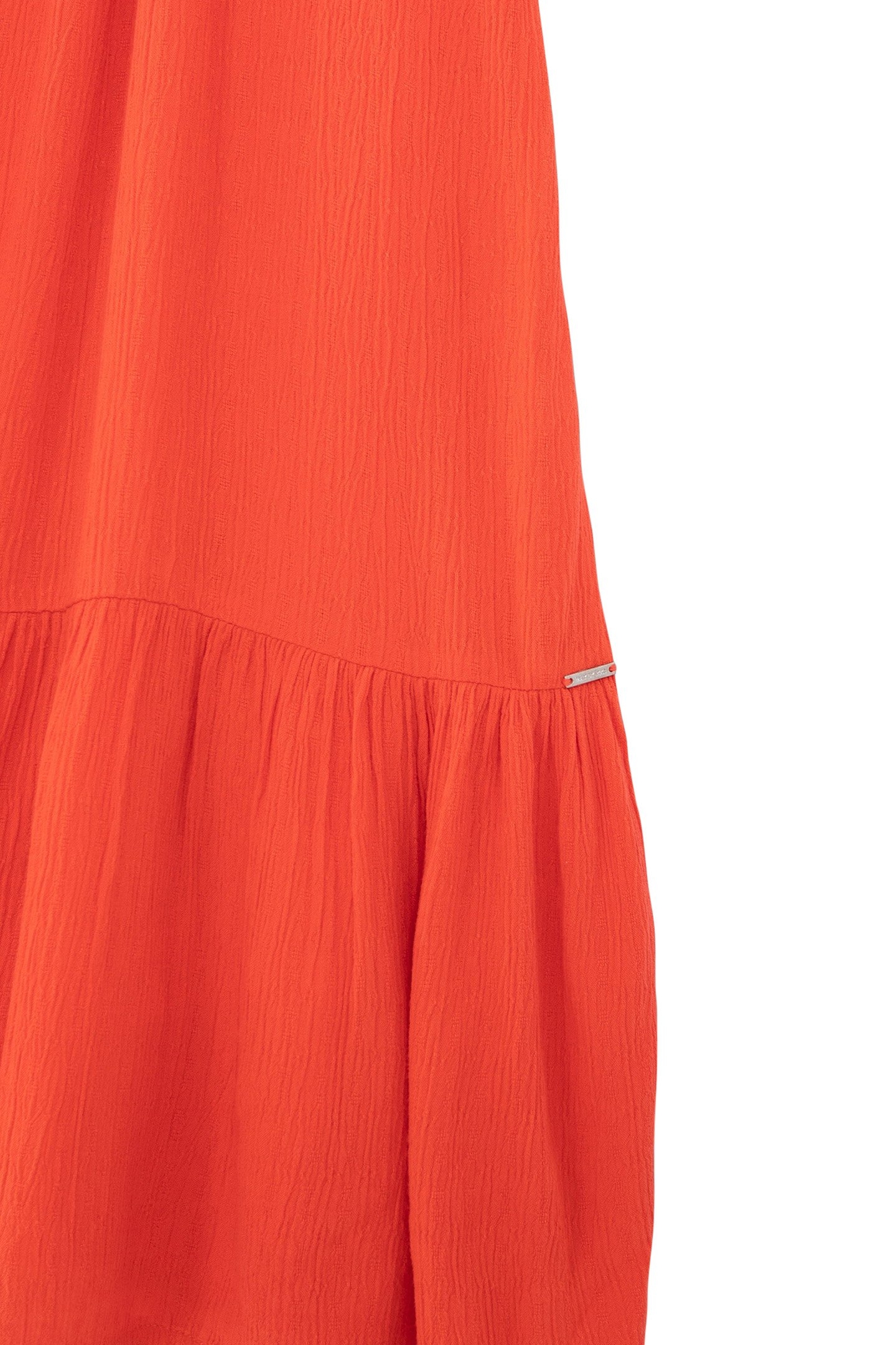 GIRLS’ RED LENZING™ ECOVERO™ DRESS WITH SPAGHETTI STRAPS 6