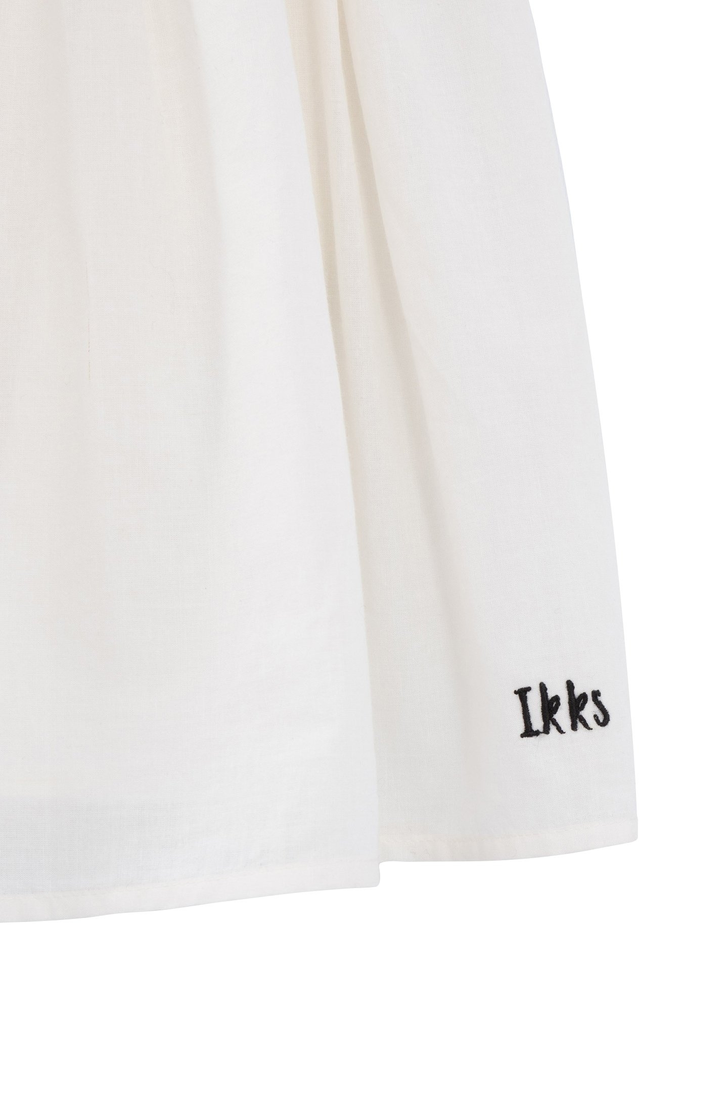 GIRLS’ ECRU DRESS WITH LACE MACRAMÉ DICKEY 5