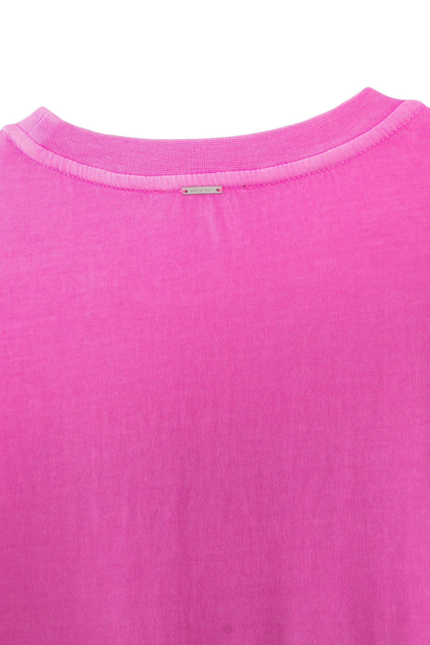 GIRLS’ NEON PINK T-SHIRT WITH GLITTERY SLOGAN 5