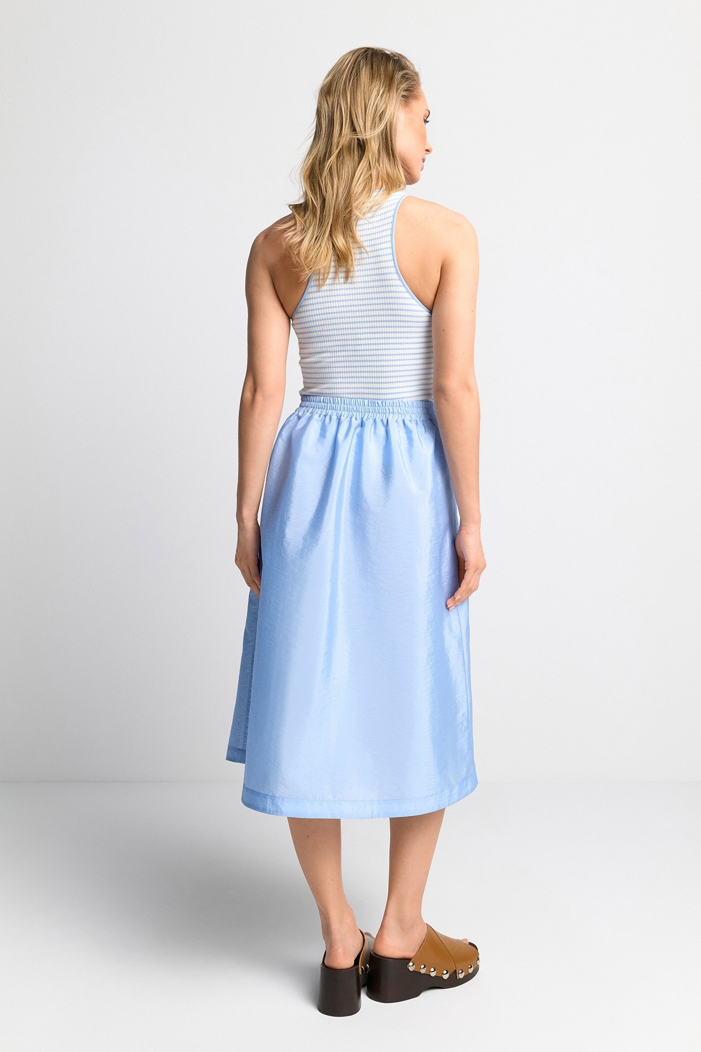 PARACHUTE SKIRT COTTON BLUE 3
