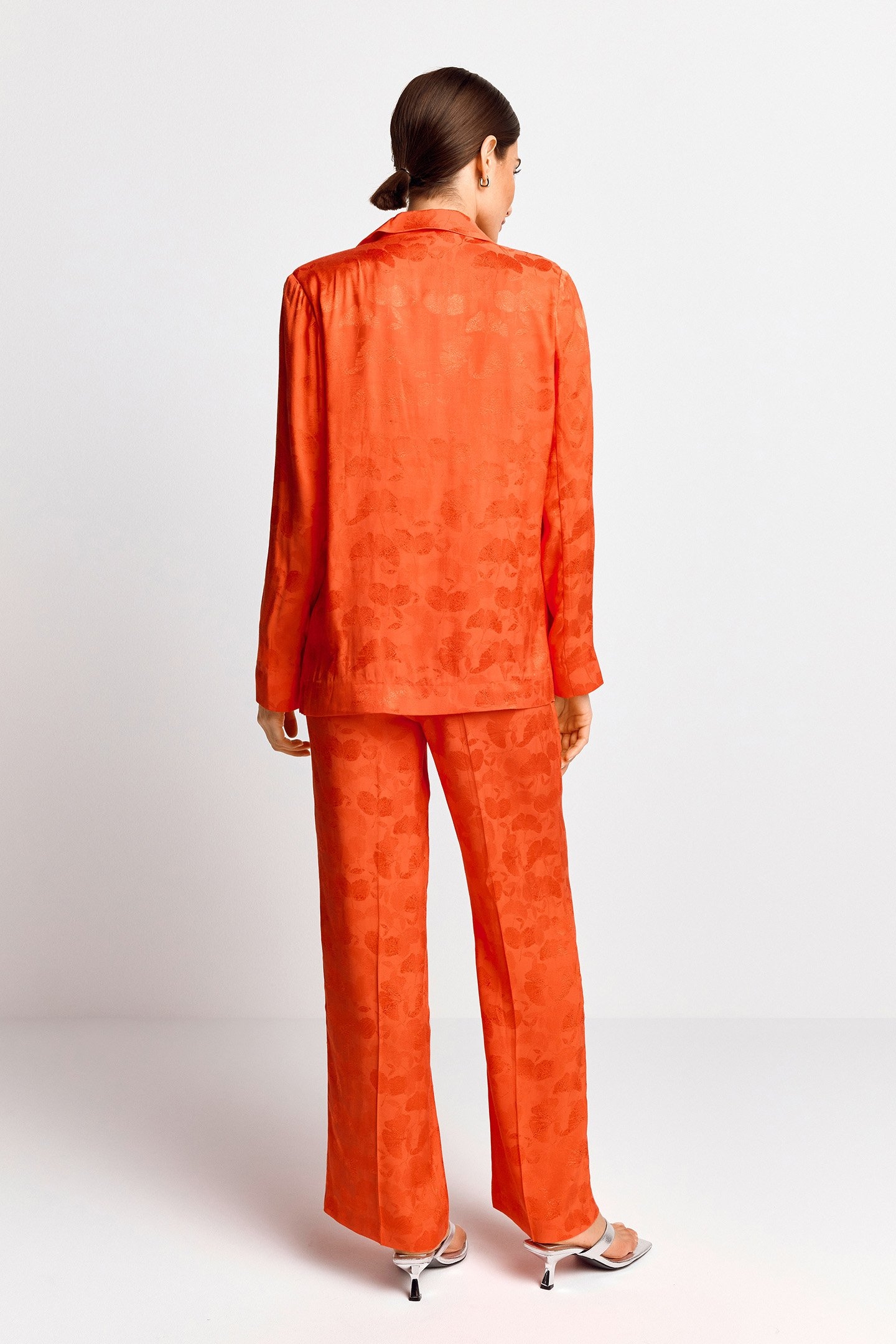 JACQUARD BLAZER CHERRY TOMATO 3