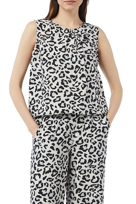 COMMA BLOUSES GREY/BLACK 1