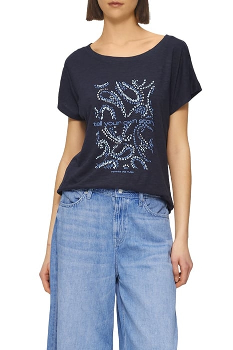 S.OLIVER T-SHIRTS DARK-BLUE 1