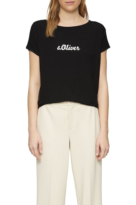 S.OLIVER T-SHIRTS GREY/BLACK 1