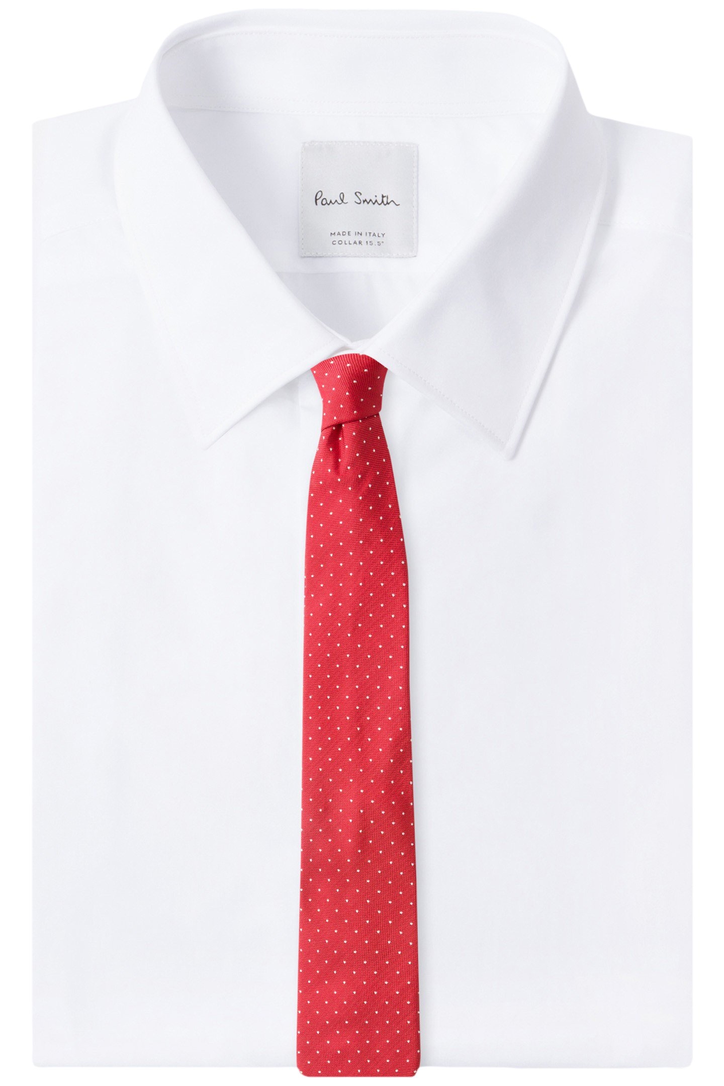 TIE 6CM NARROW RED 4