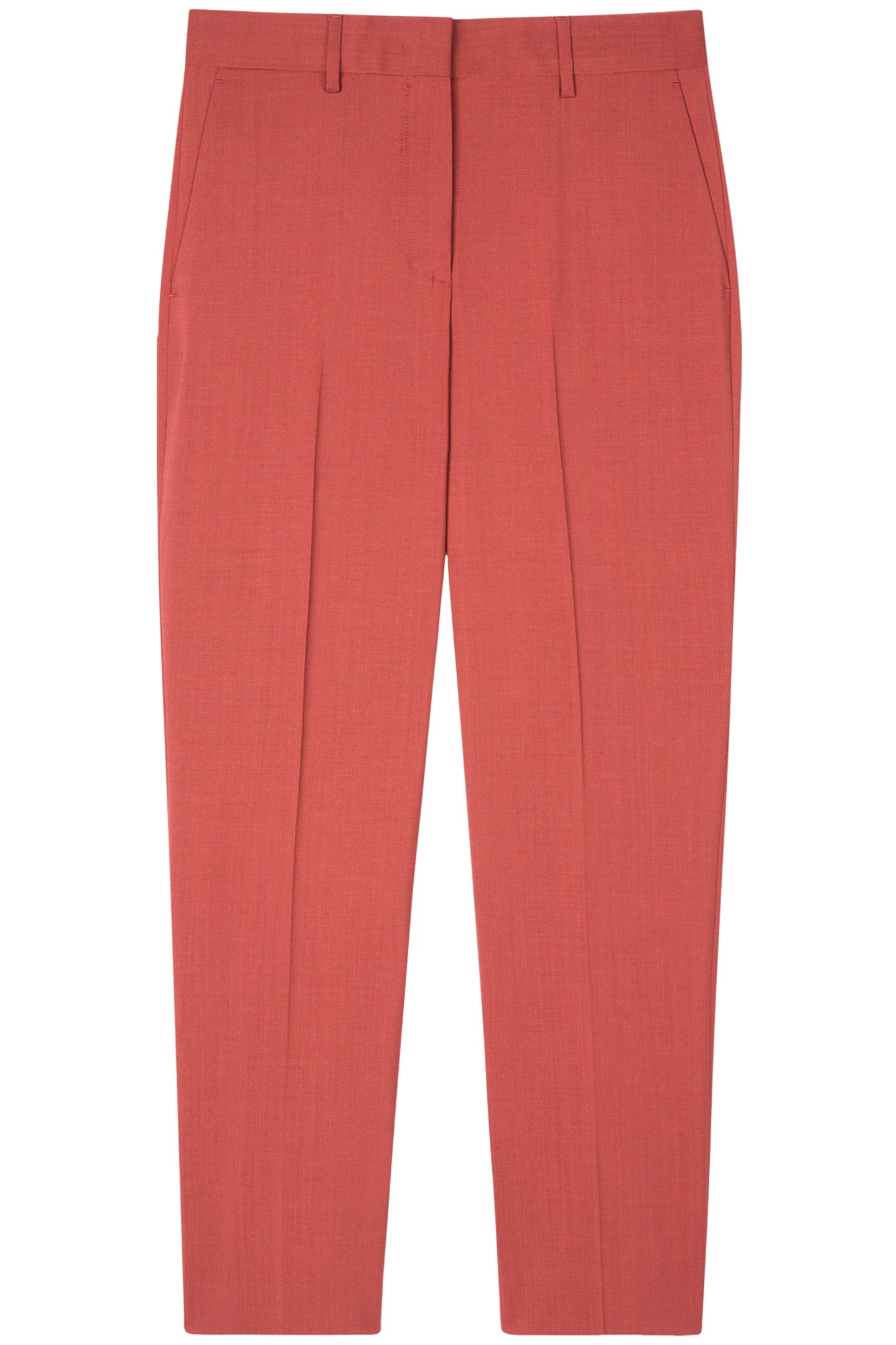 WOMENS TROUSERS BRICK RED 1