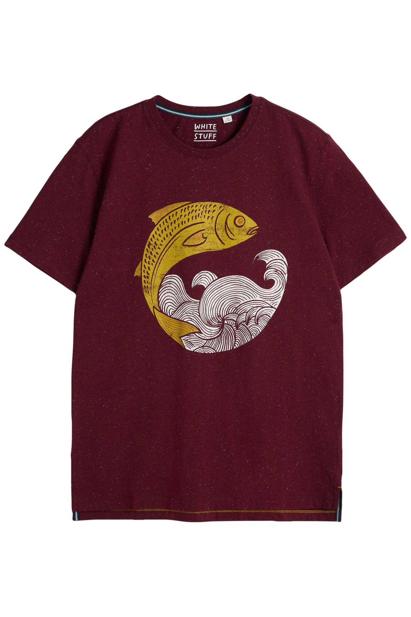 GONE FISHING GRAPHIC TEE PLUM PRINT 3