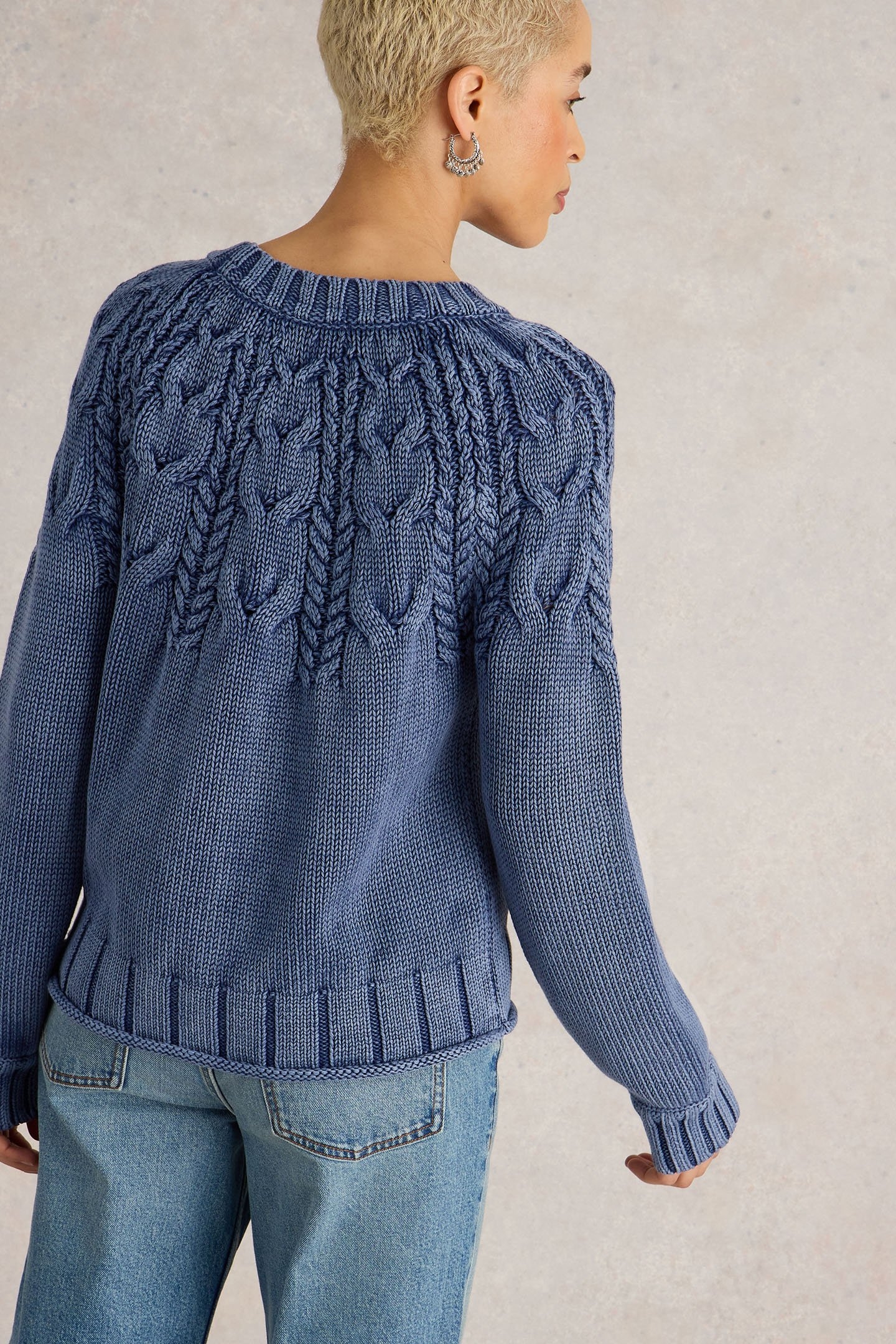 MIA CABLE JUMPER INDIGO BLUE 4