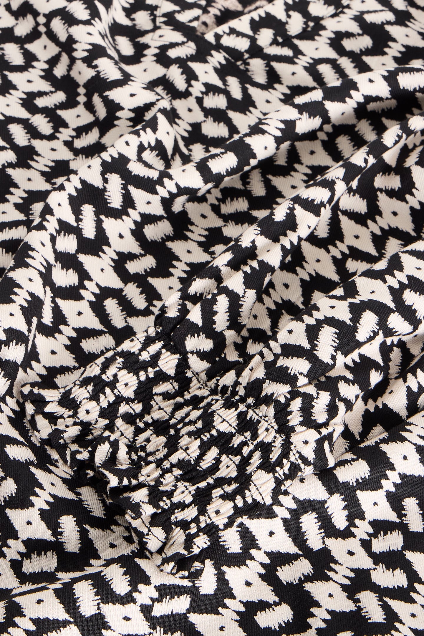 ELISA TOP BLACK PRINT 6