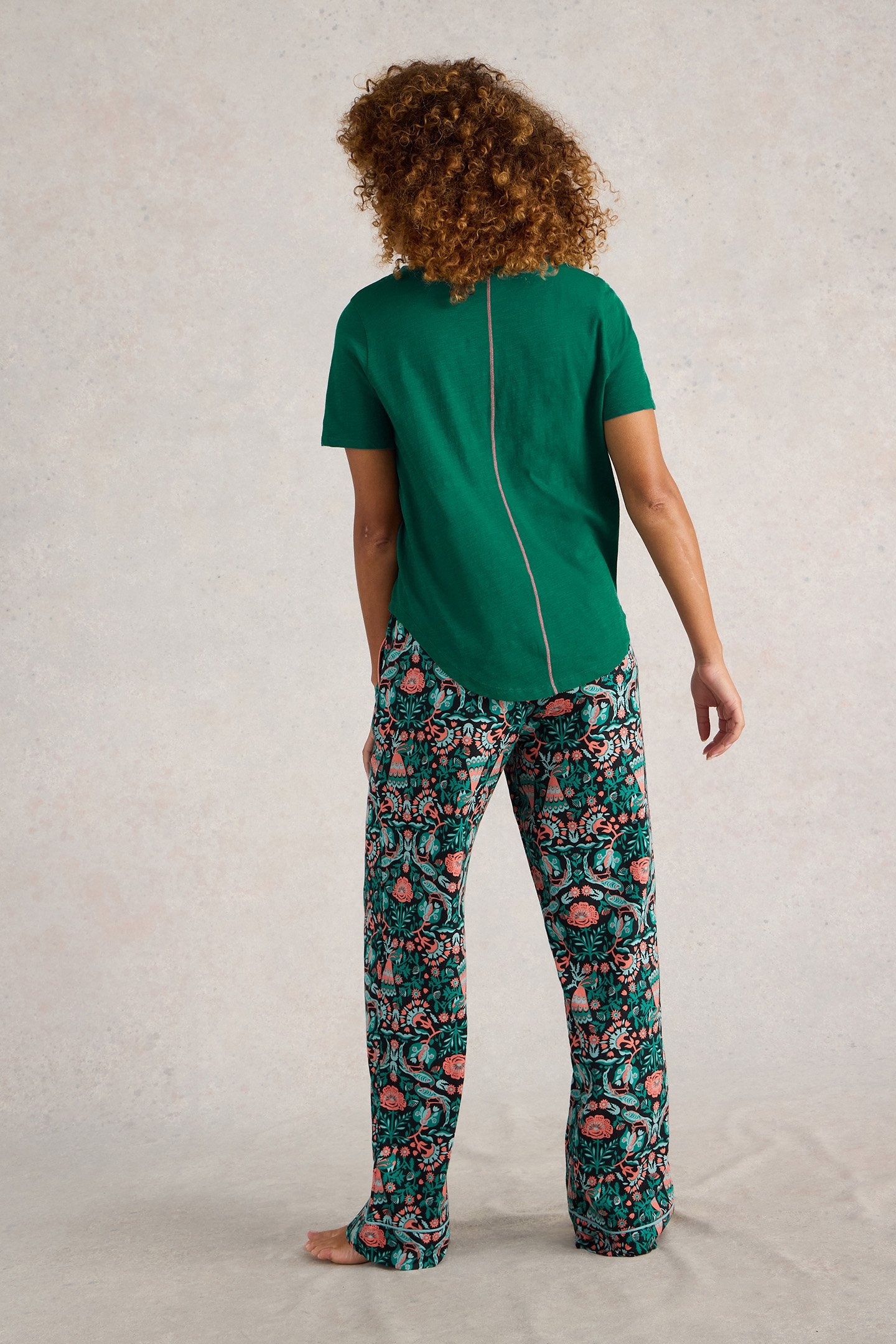 TESSA PJ SET BLACK PRINT 2