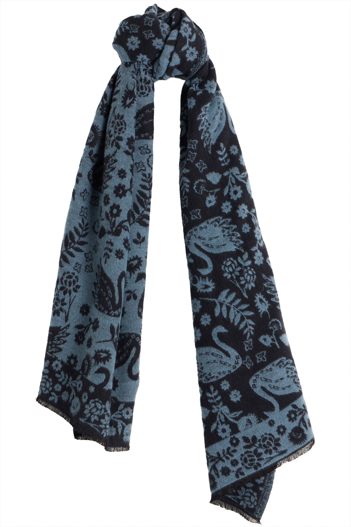 SELMA MIDWEIGHT SCARF BLUE MULTI 1