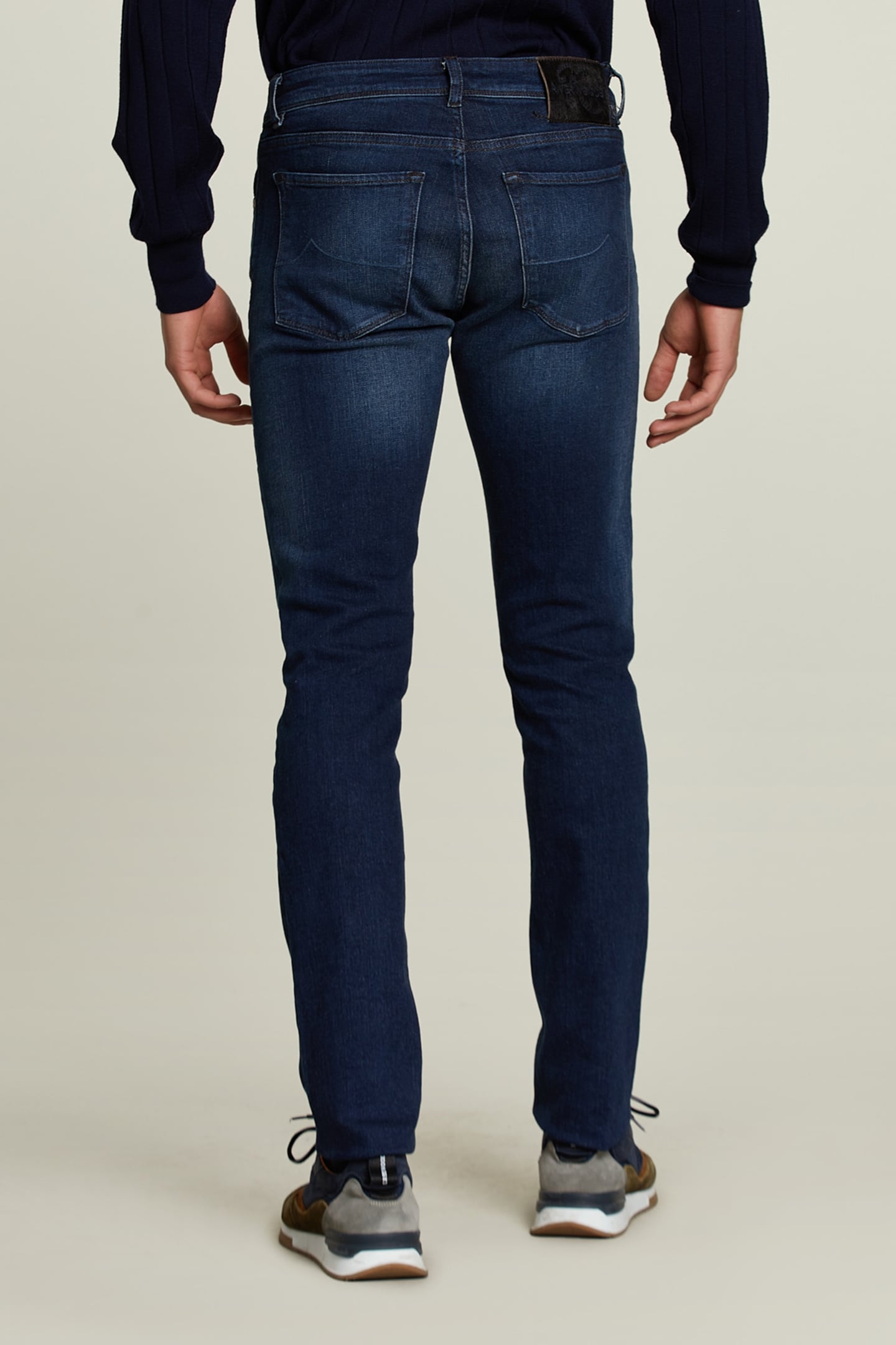 SLIM FIT 5-POCKET JEANS DARK STONE 2