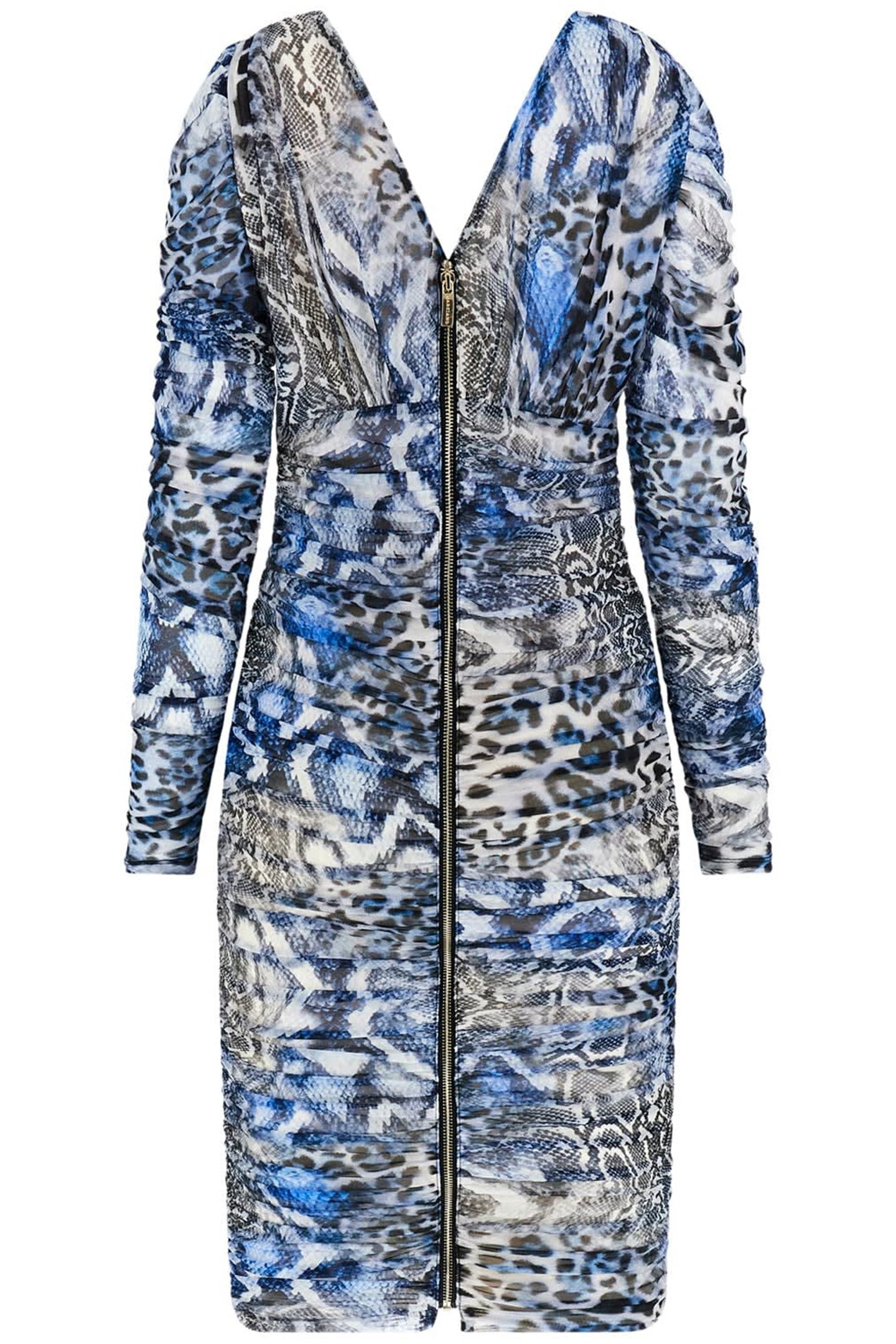 CRISTAL BODYCON DRES MIDNIGHT SNAKE 6