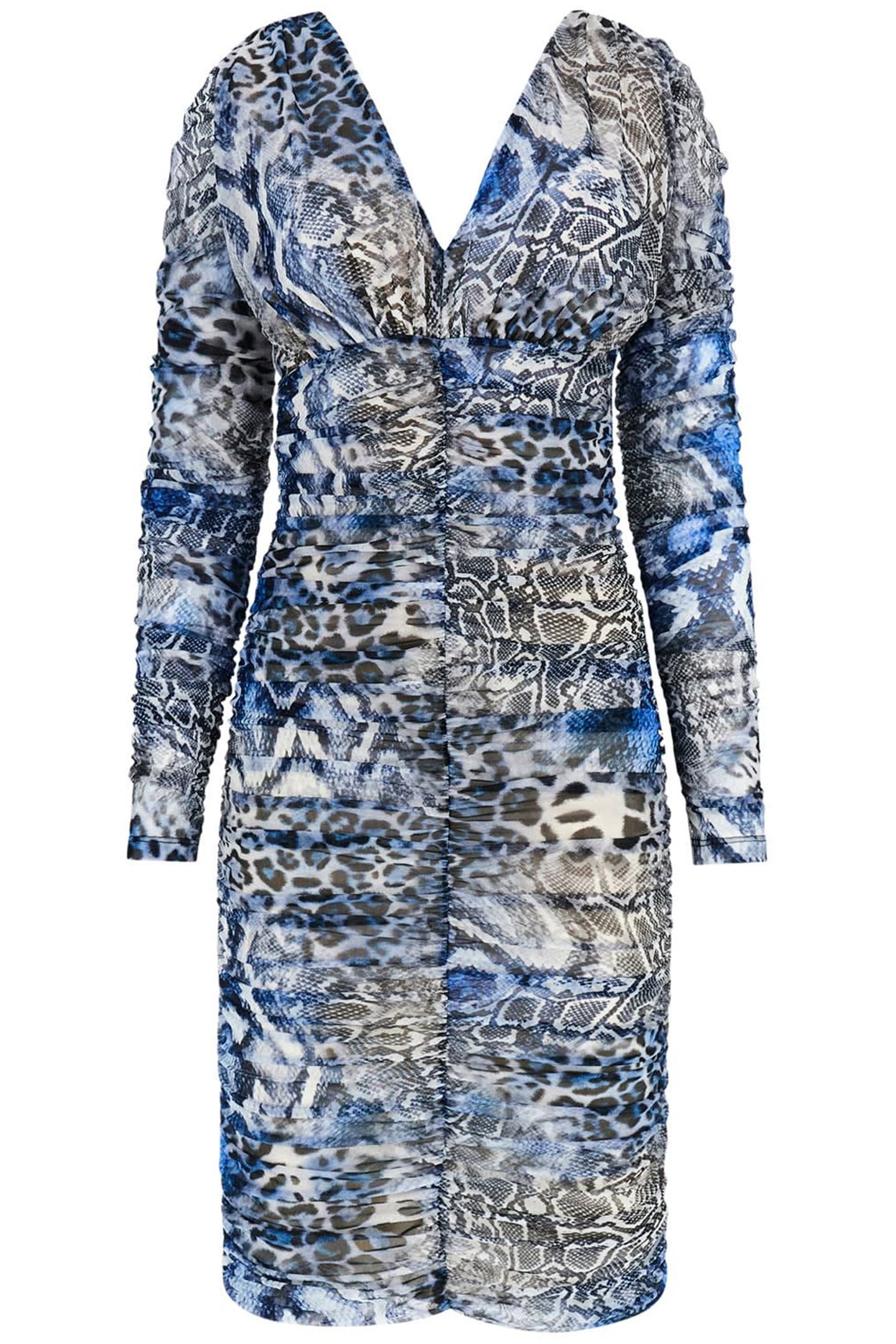 CRISTAL BODYCON DRES MIDNIGHT SNAKE 5