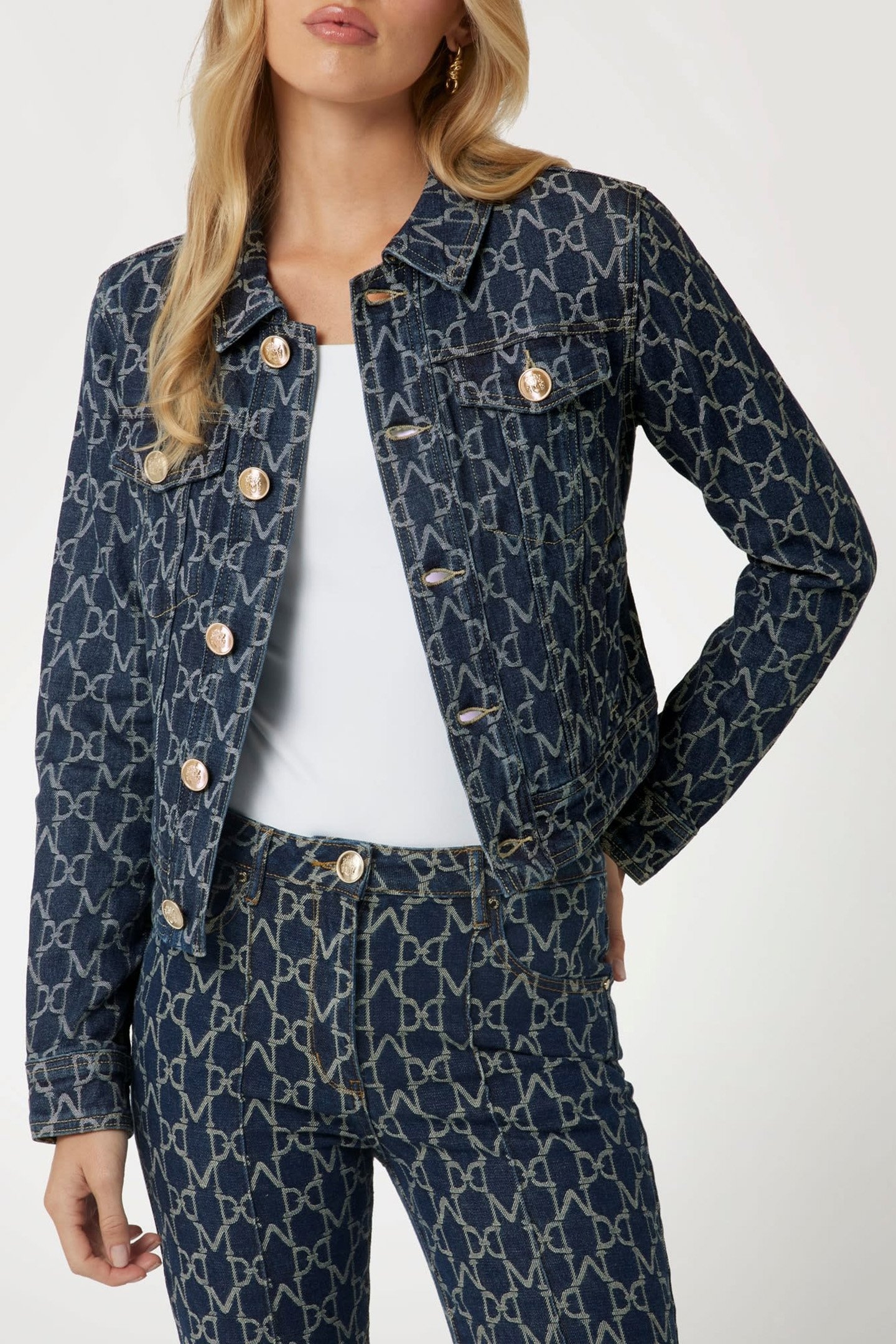 BEA TRACKER JACKET MONOGRAM JACQUARD BL 5
