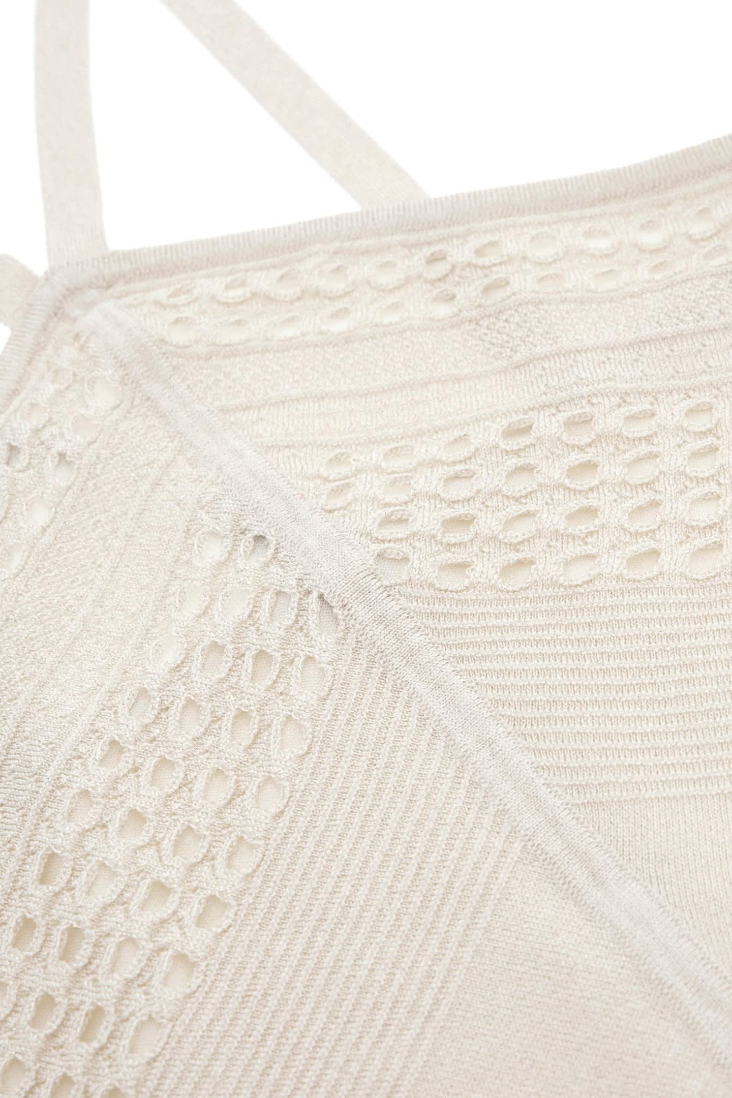 HENLEY STRAPS CROP T PALE PEARL MULTI 7