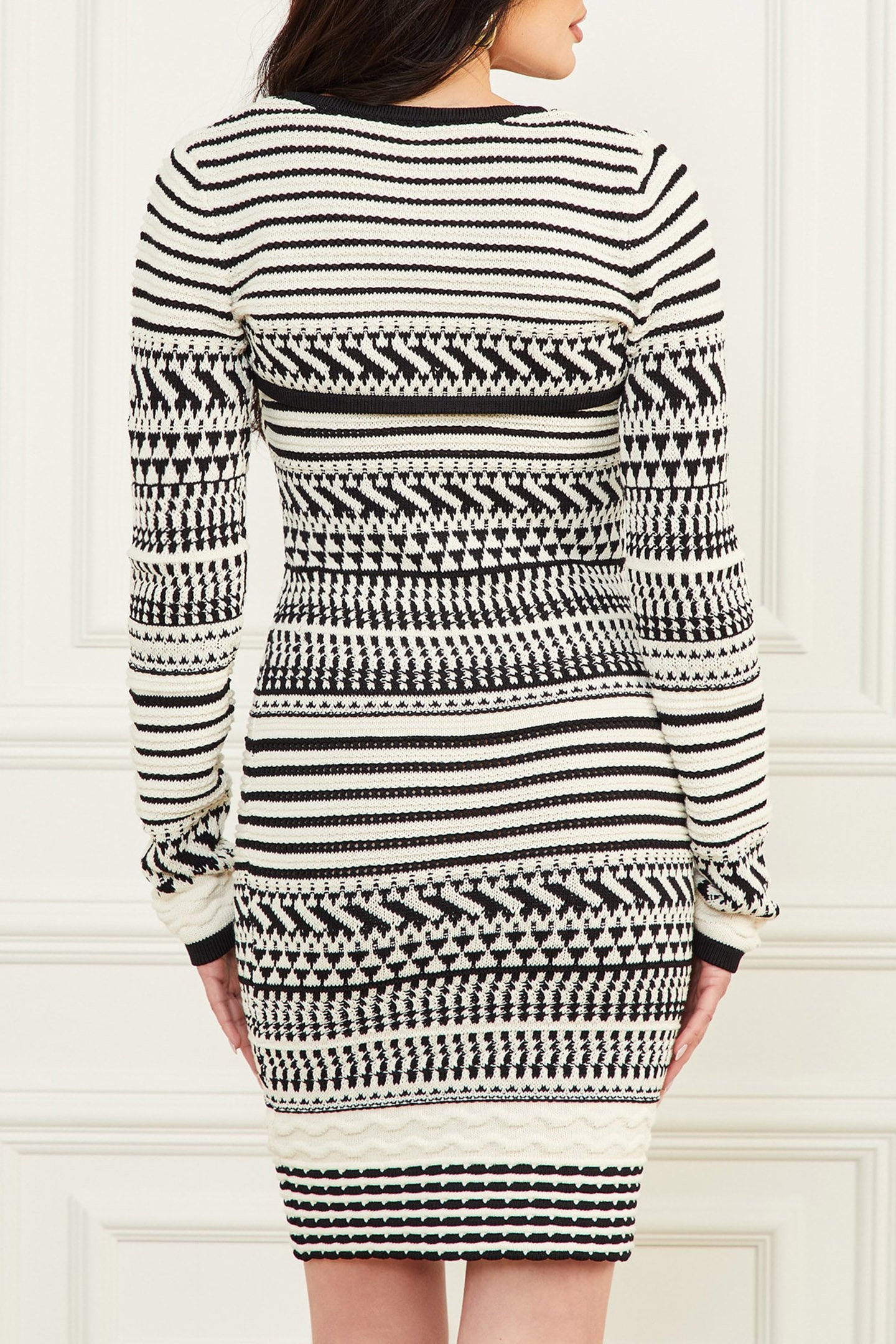 ARIANNA 2 PCS STITCH EGGSHELL AND BLACK 2