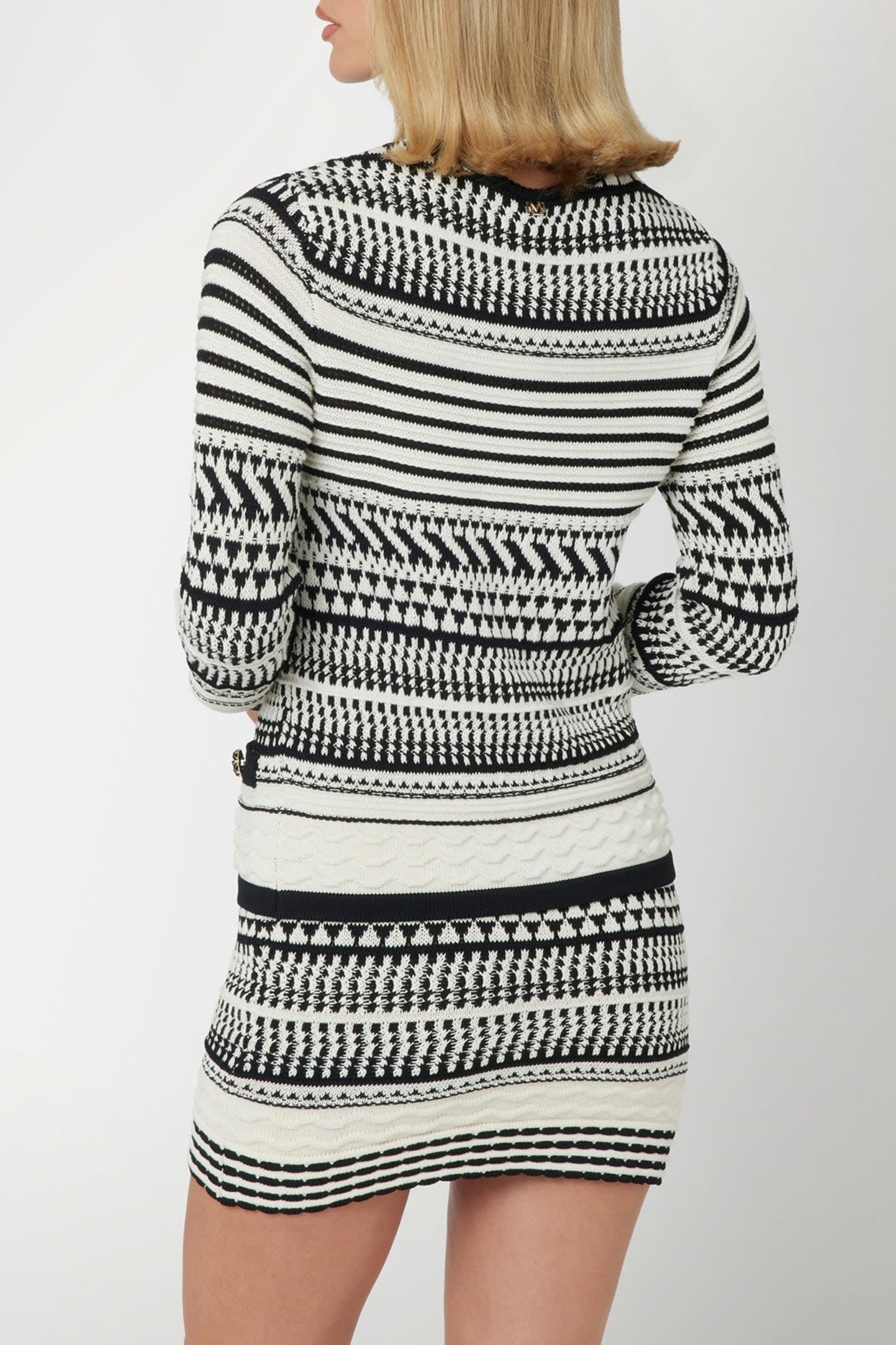 ARIANNA STITCHED CAR EGGSHELL AND BLACK 2