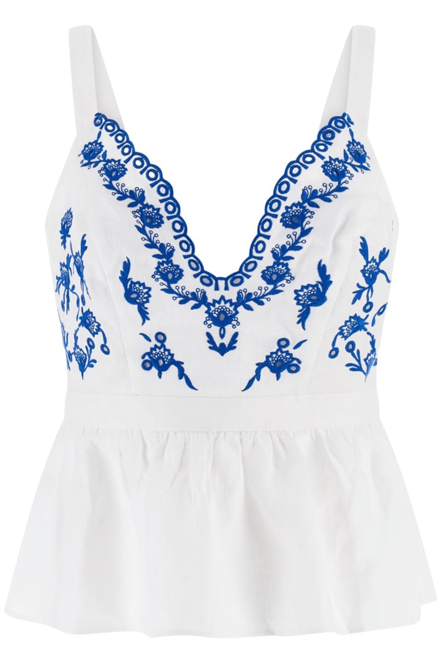 SL KAIRA PEPLUM TOP PURE WHITE 4