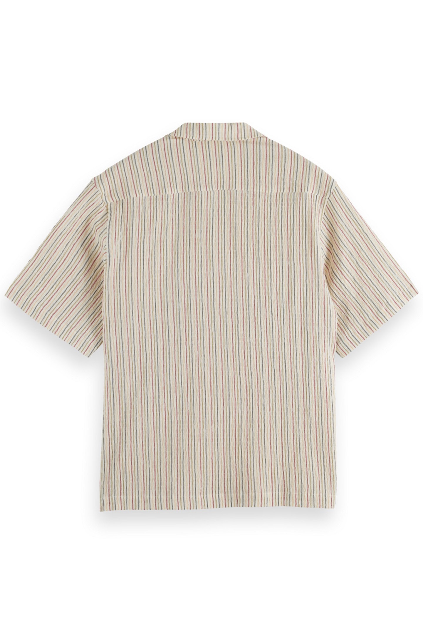 RELAXED FIT SEERSUCKER STRIPE SHIRT MULTI STRIPE 2