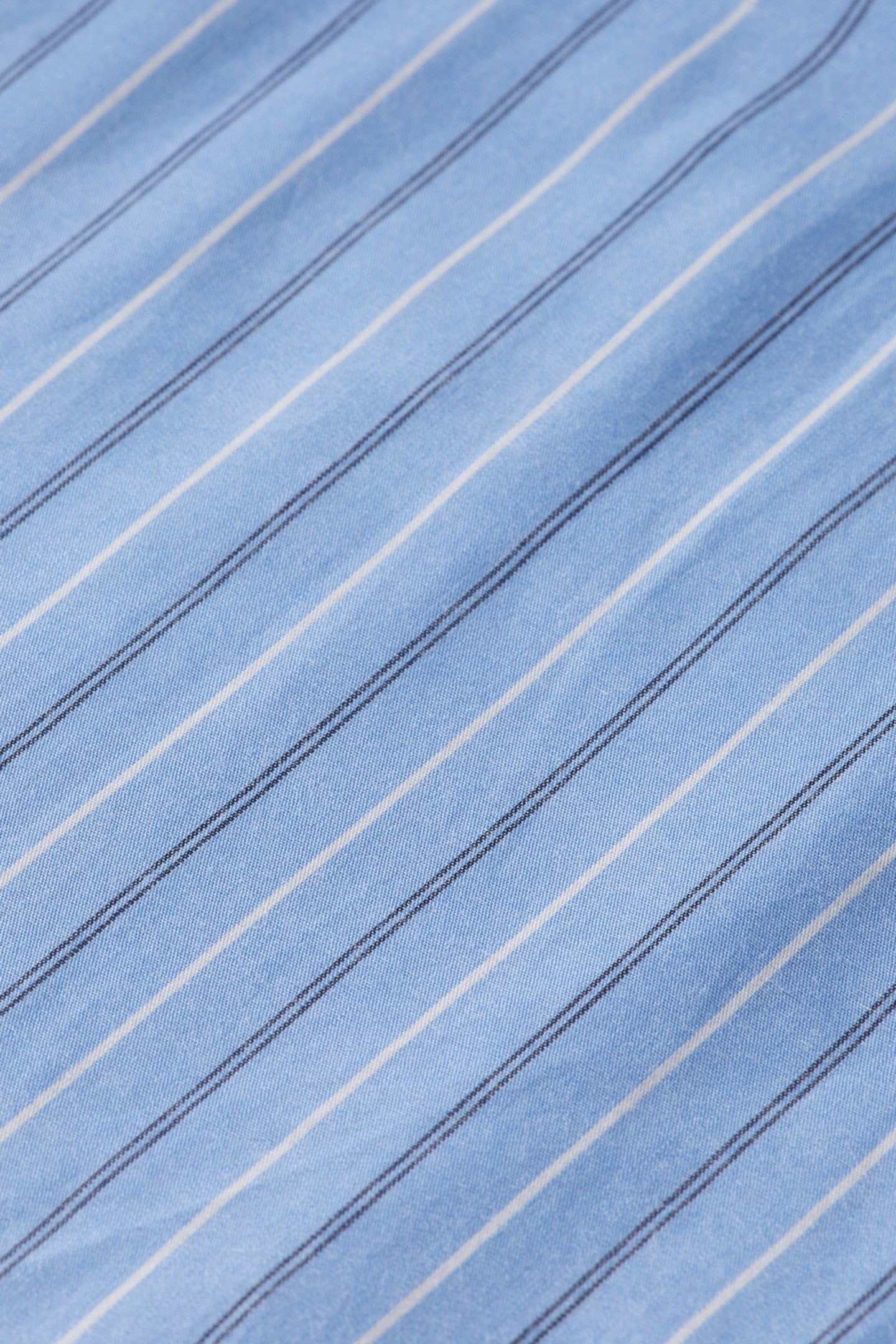 MINI POPLIN WRAP DRESS MYSTIC BLUE STRIPE 8