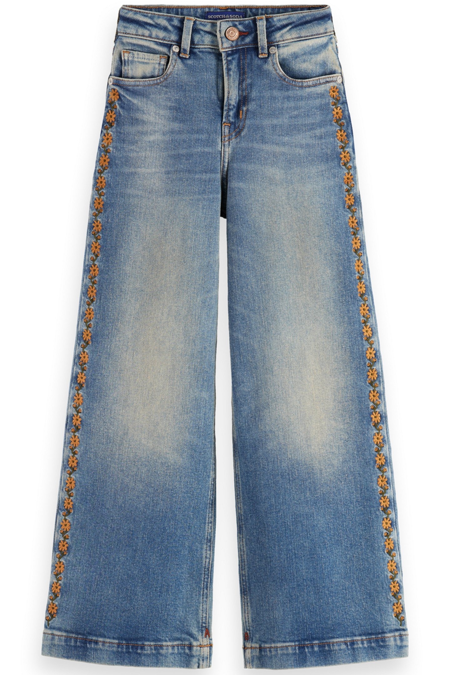 GIRL THE WAVE WIDE LEG JEANS - MIXTAPE MIXTAPE 1