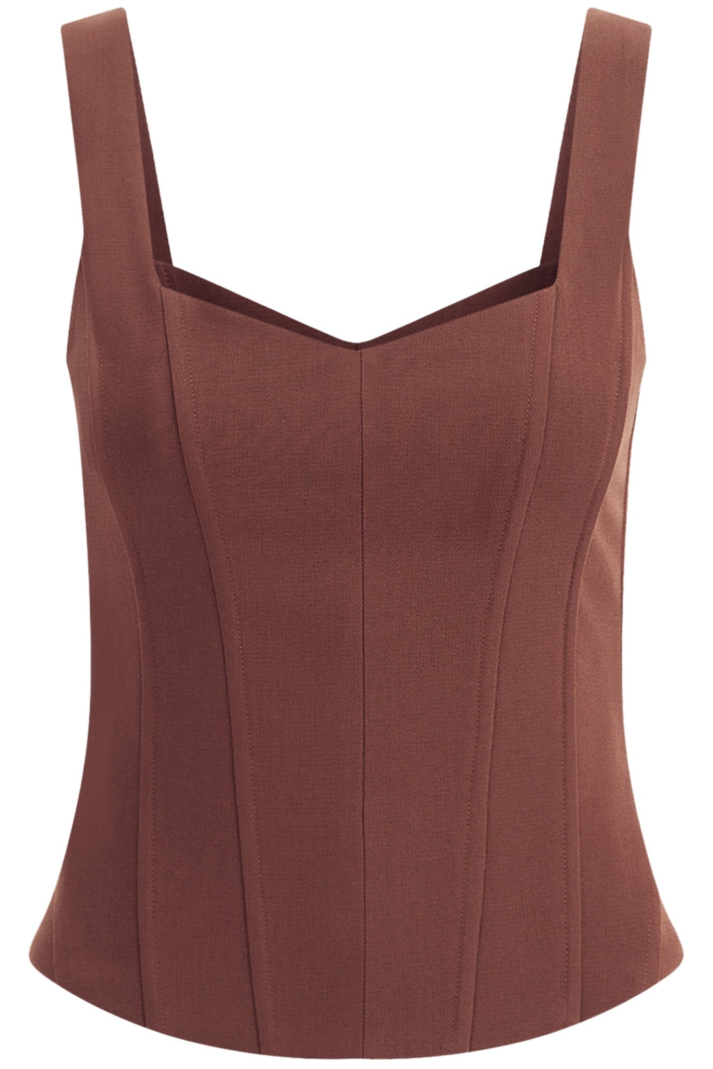 T-SHIRT RUST BROWN 4