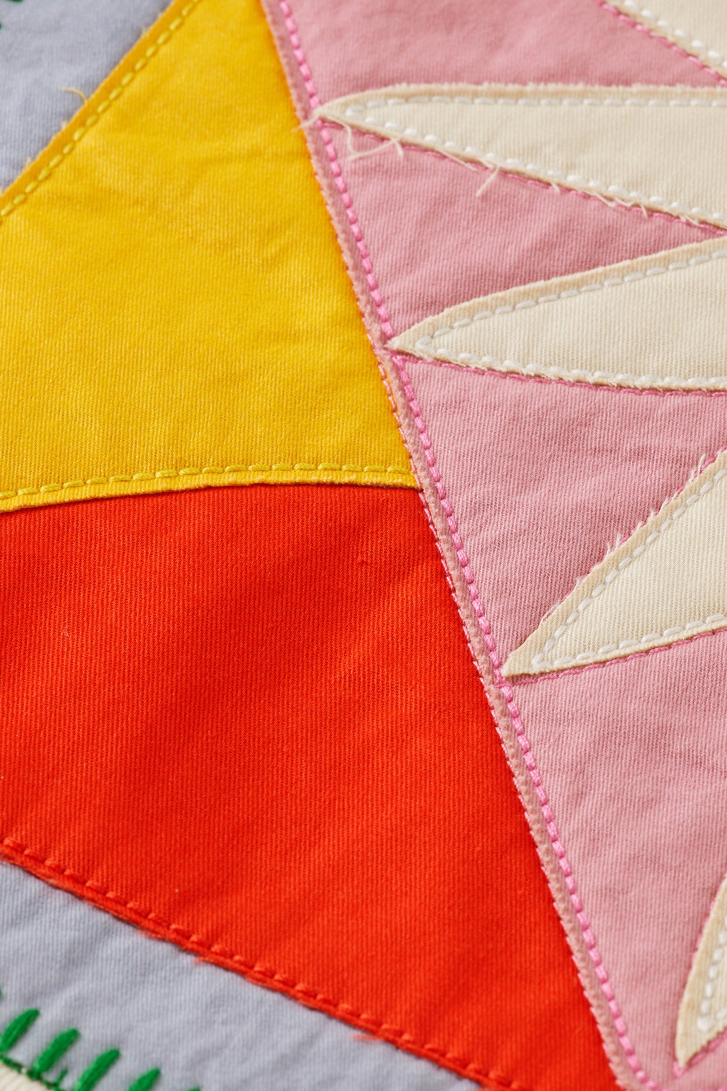 PATCHWORK APPLIQUE ARTWORK HOODIE SWAN 8