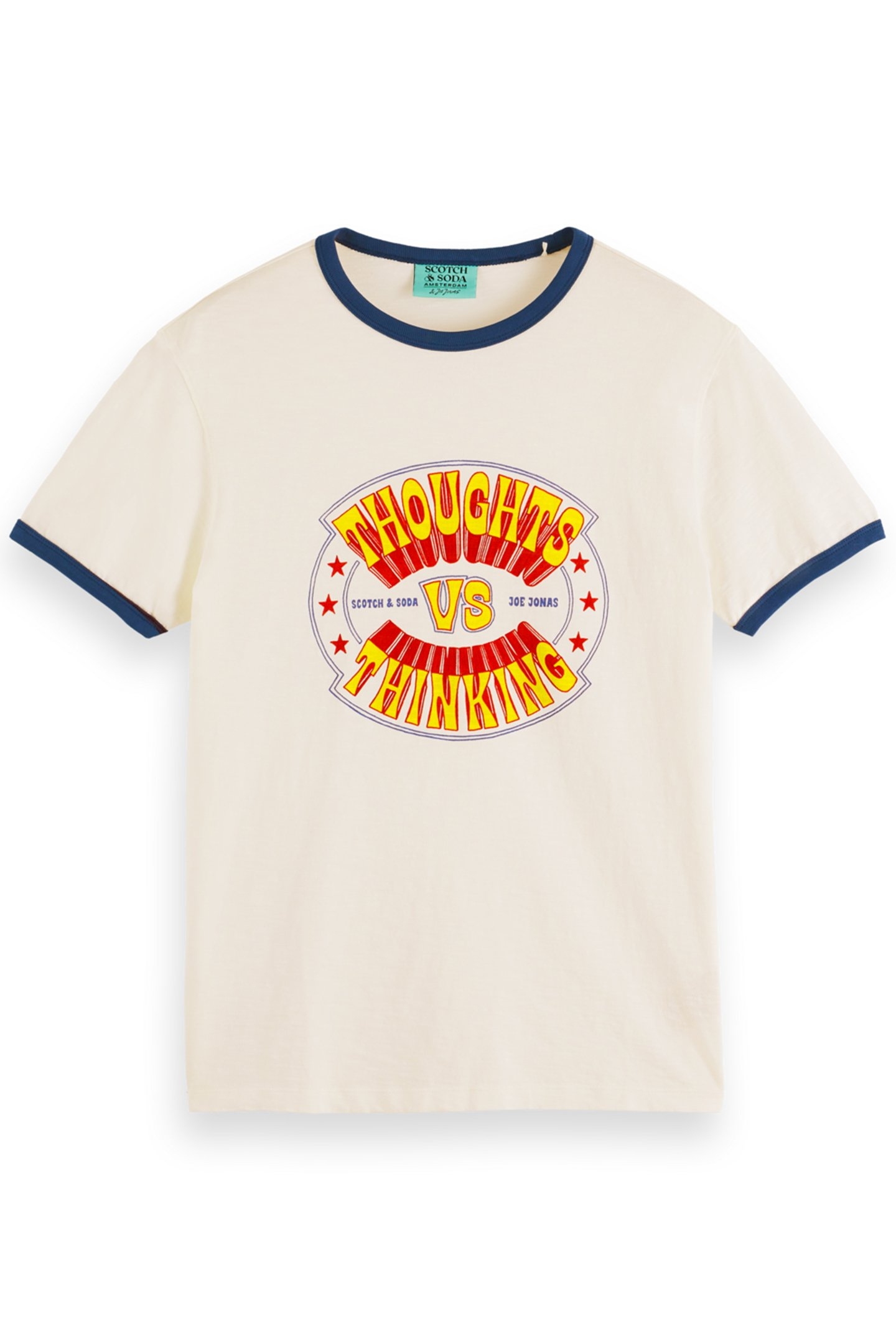 JOE JONAS X SCOTCH SODA RINGER T-SHIRT SWAN 4