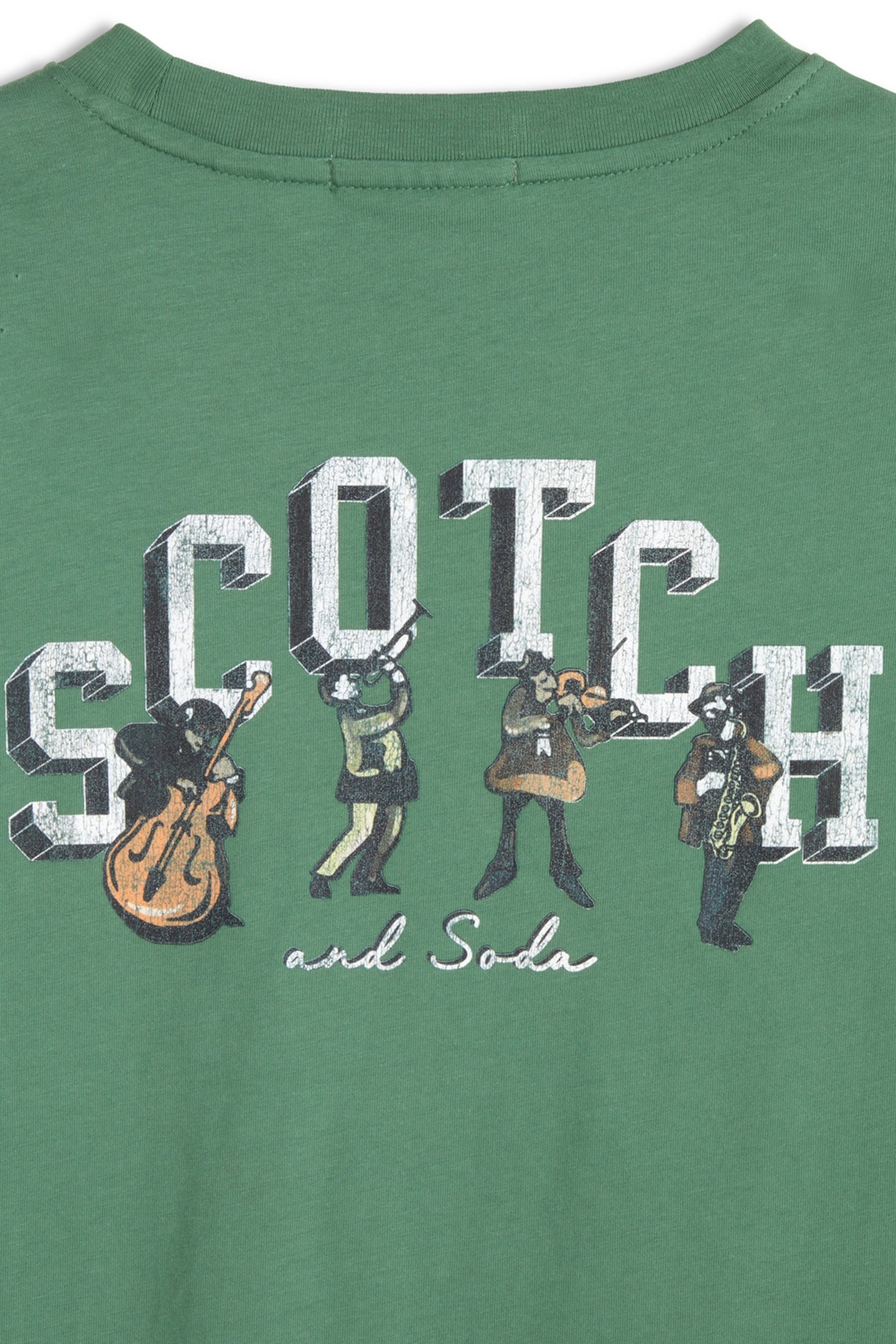 SS GRAPHIC TEE MEDIUM GREEN 3