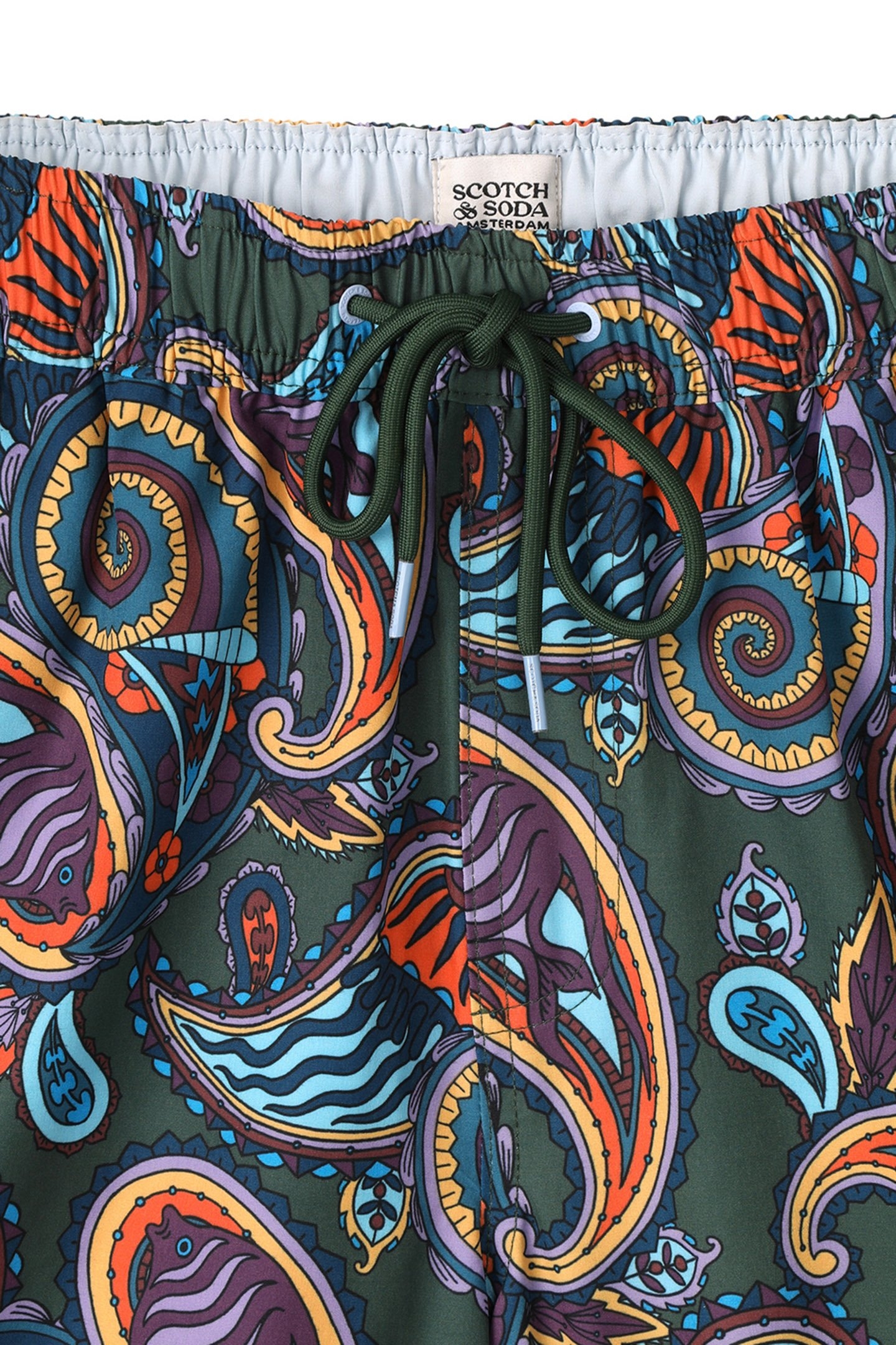 MIAMI ICE SWIM TRUNK DARK GREEN 4