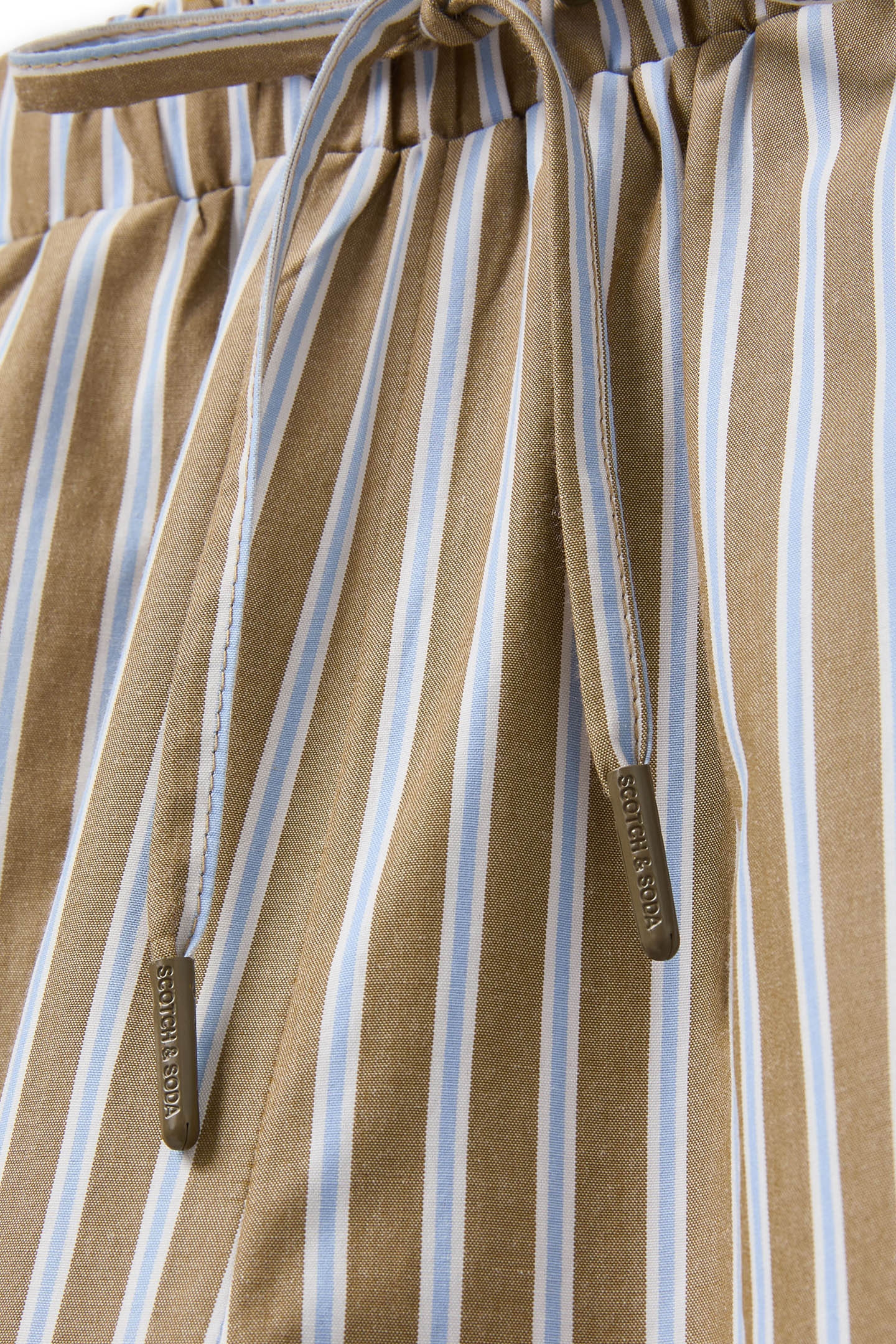 STRIPED EASY DRAWSTRING SHORT MARTINI OLIVE 6