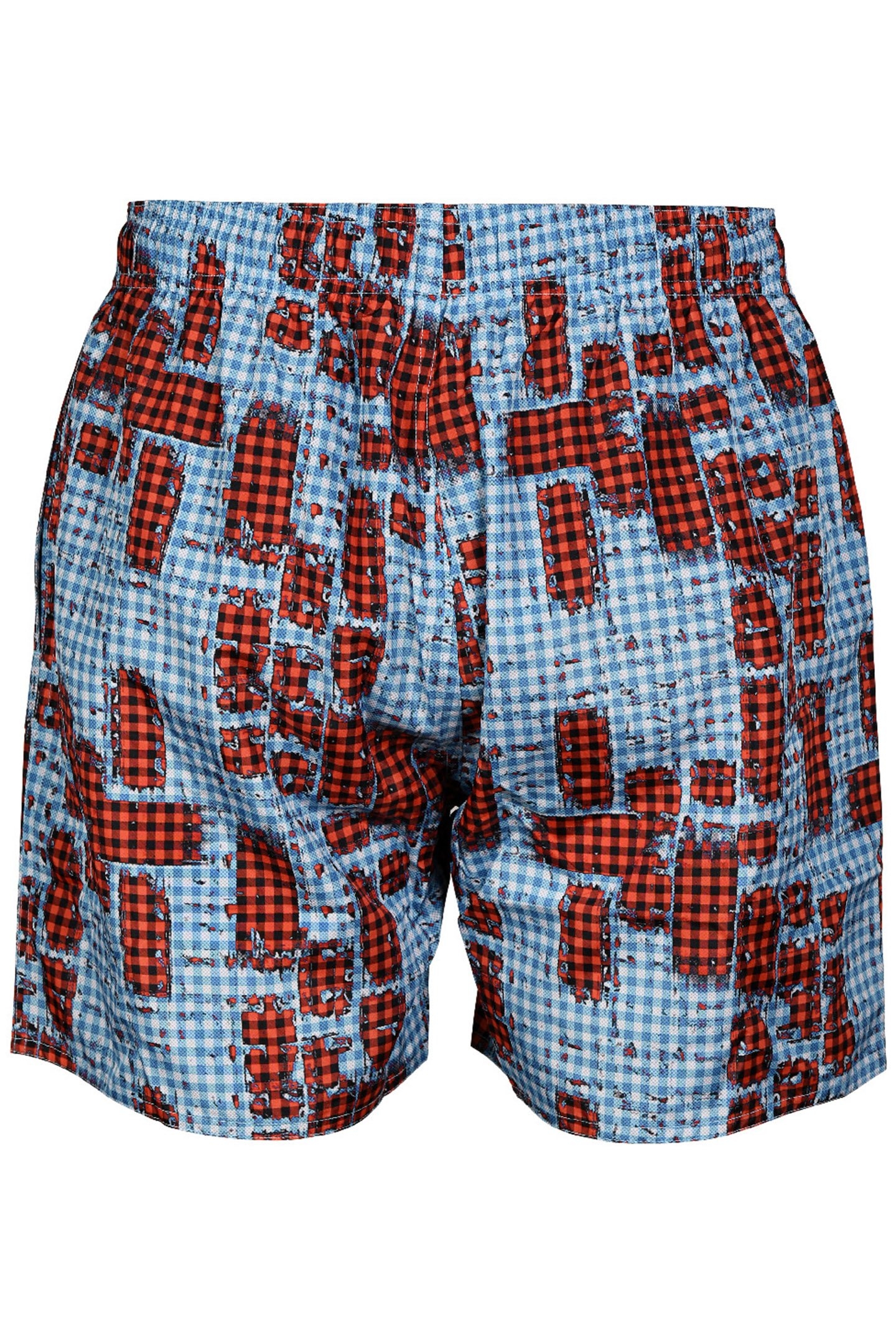MEN'S BEACH BOXER ALLOVER RED MULTI 5