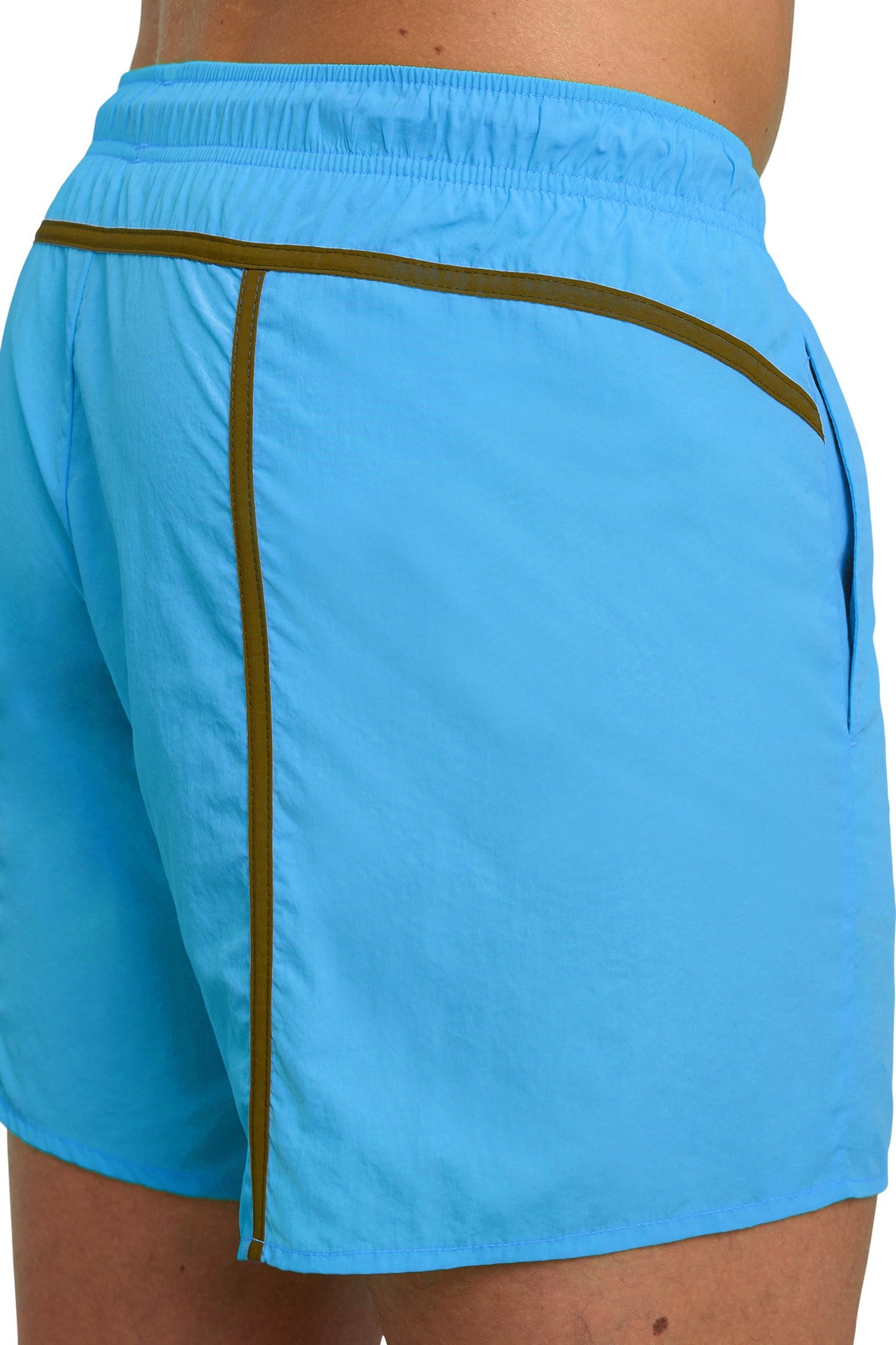 MEN'S ARENA PRO_FILE BEACH SHORT TURQUOISE-DARK OLIVE 4