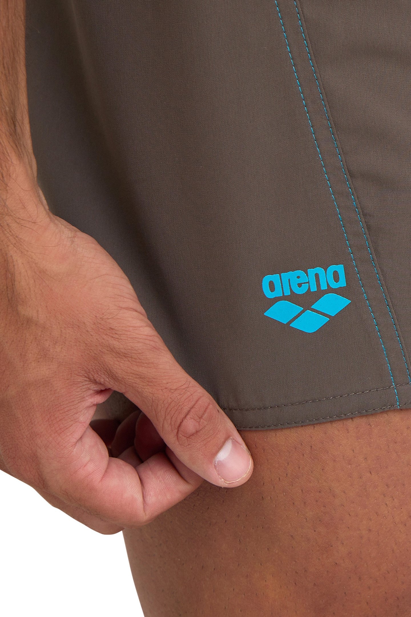 FUNDAMENTALS ARENA LOGO BOXER R DARK OLIVE-TURQUOISE 4