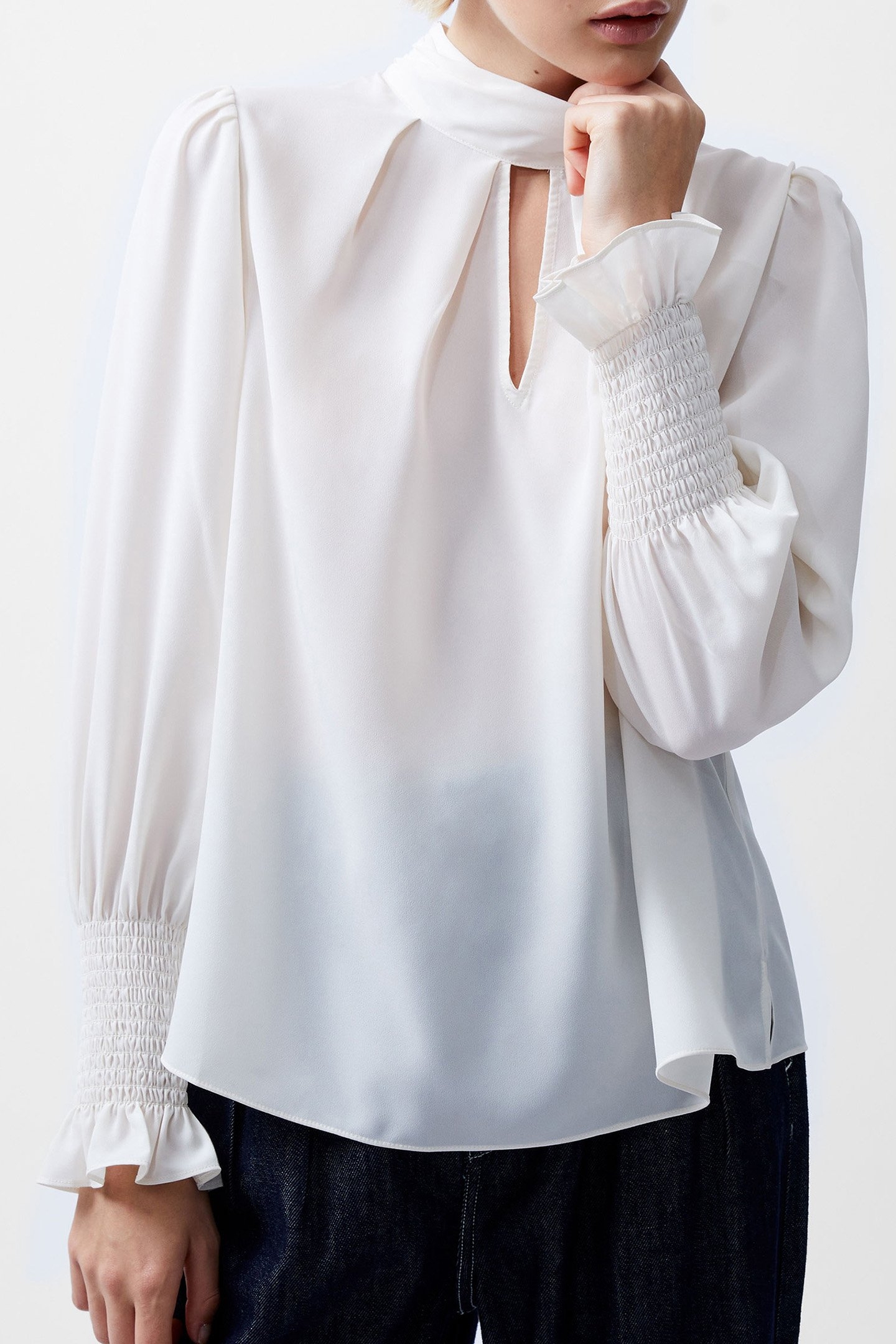 CREPE LIGHT HIGH NK L.S TOP PORCELAIN CREAM 1
